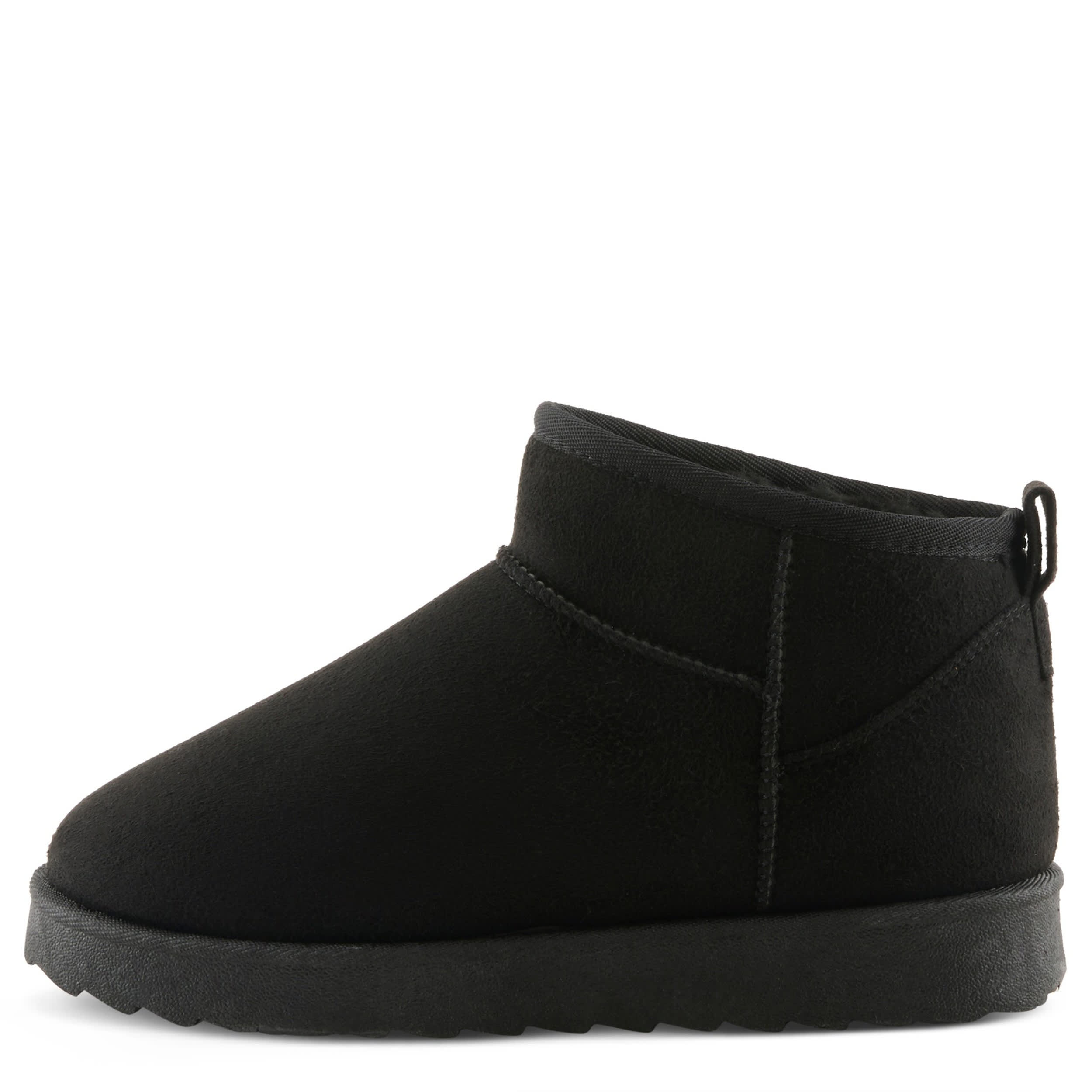 Flexus-WOMENS ALBIERA FAUX FUR BOOT-BLACK & 