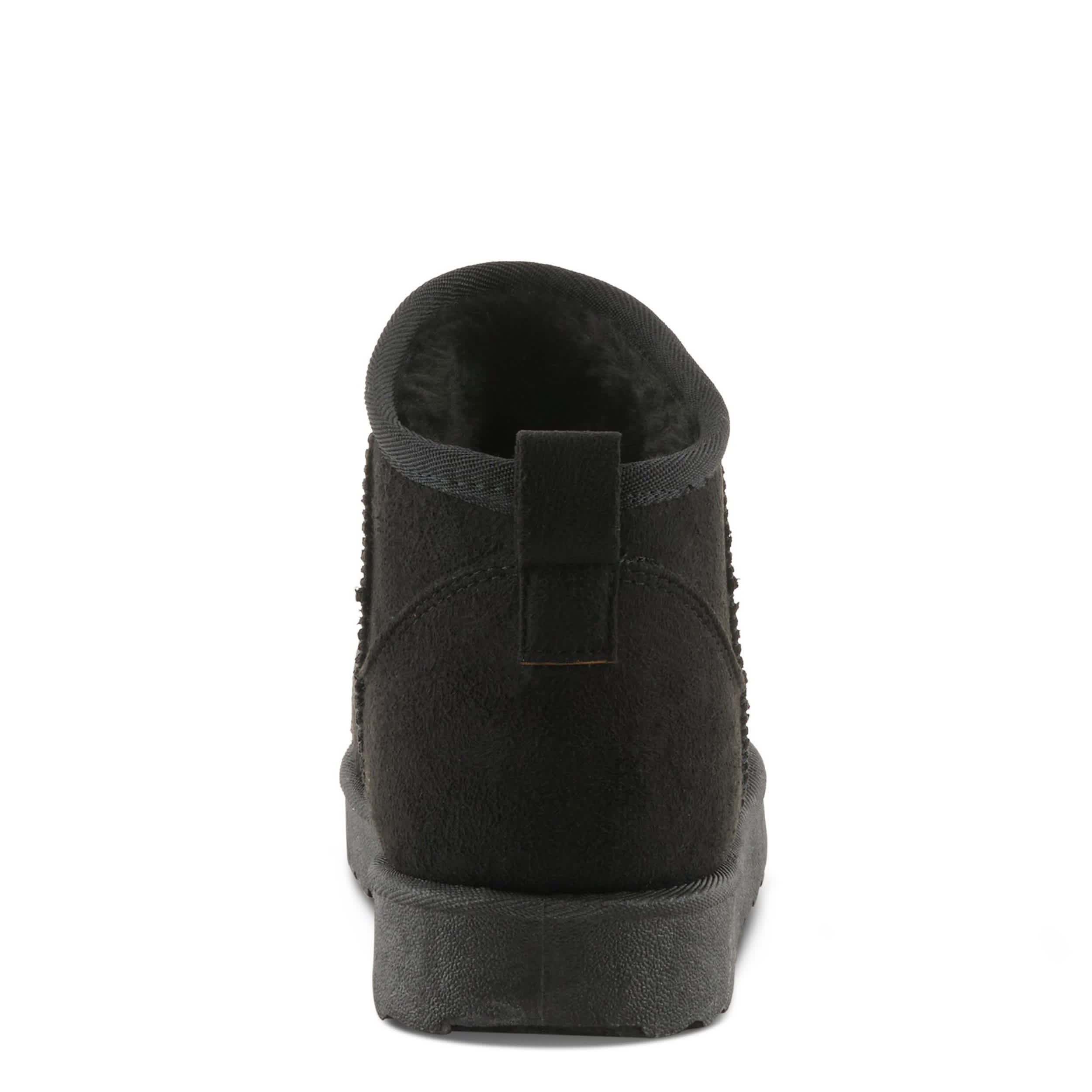 Flexus-WOMENS ALBIERA FAUX FUR BOOT-BLACK & 
