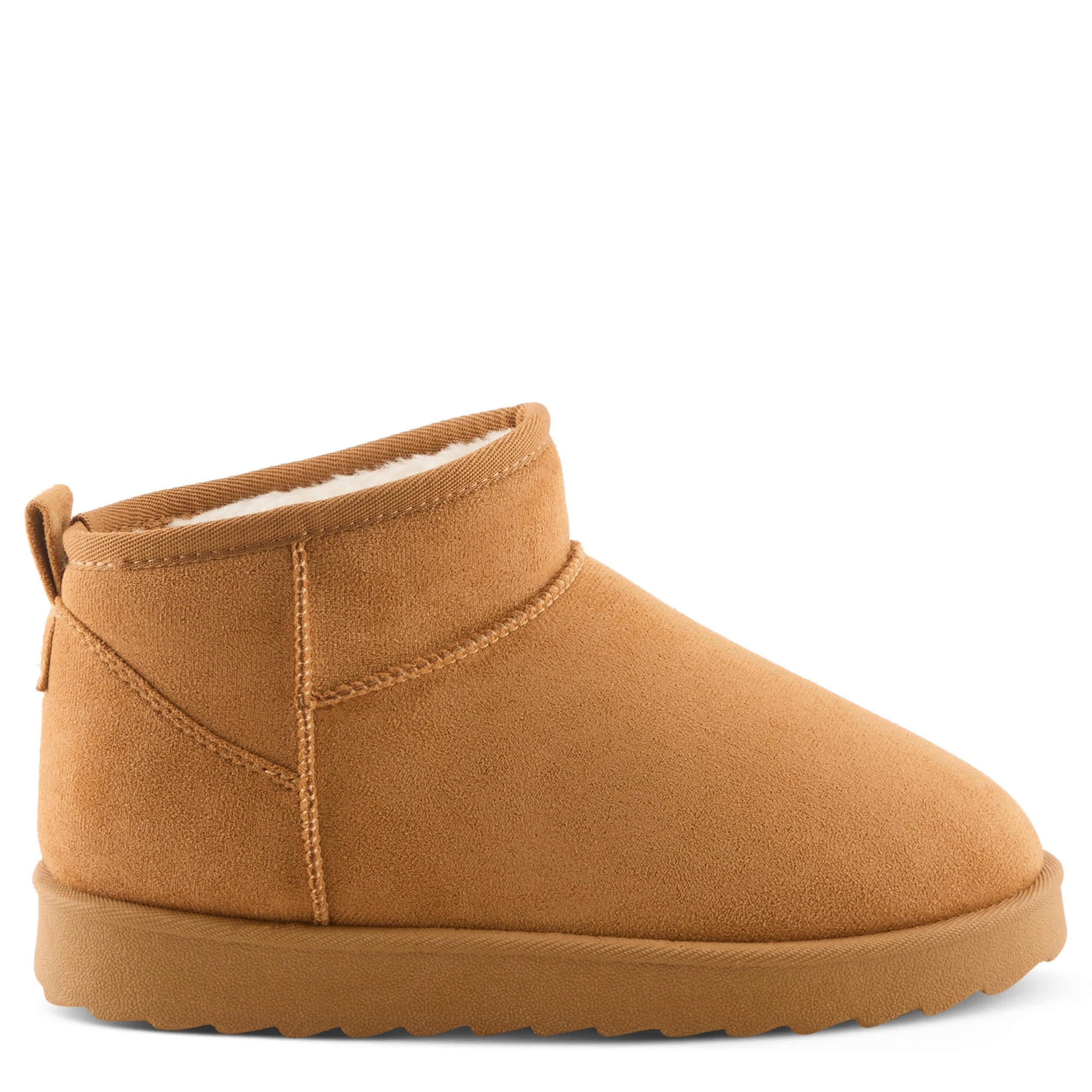 Flexus-WOMENS ALBIERA FAUX FUR BOOT-CAMEL & 