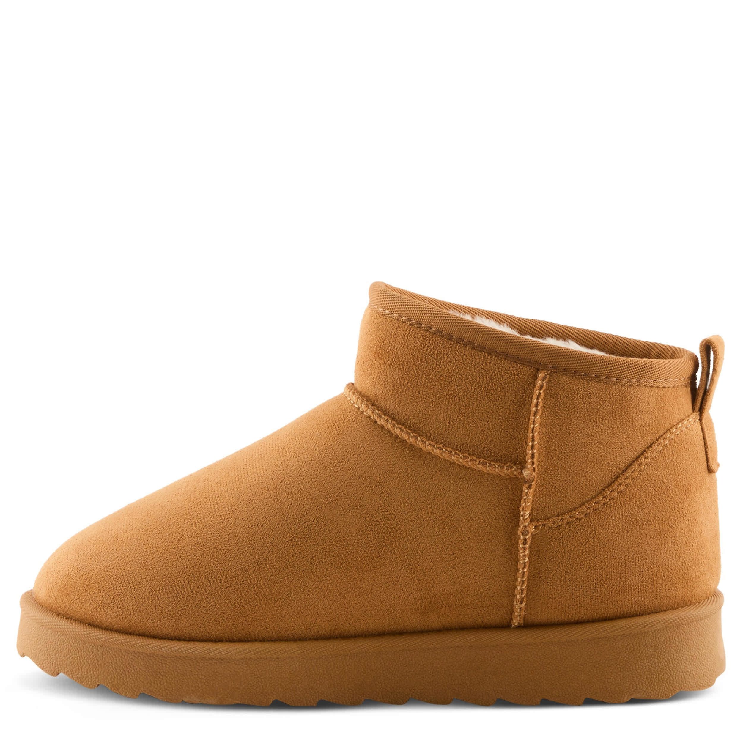 Flexus-WOMENS ALBIERA FAUX FUR BOOT-CAMEL & 