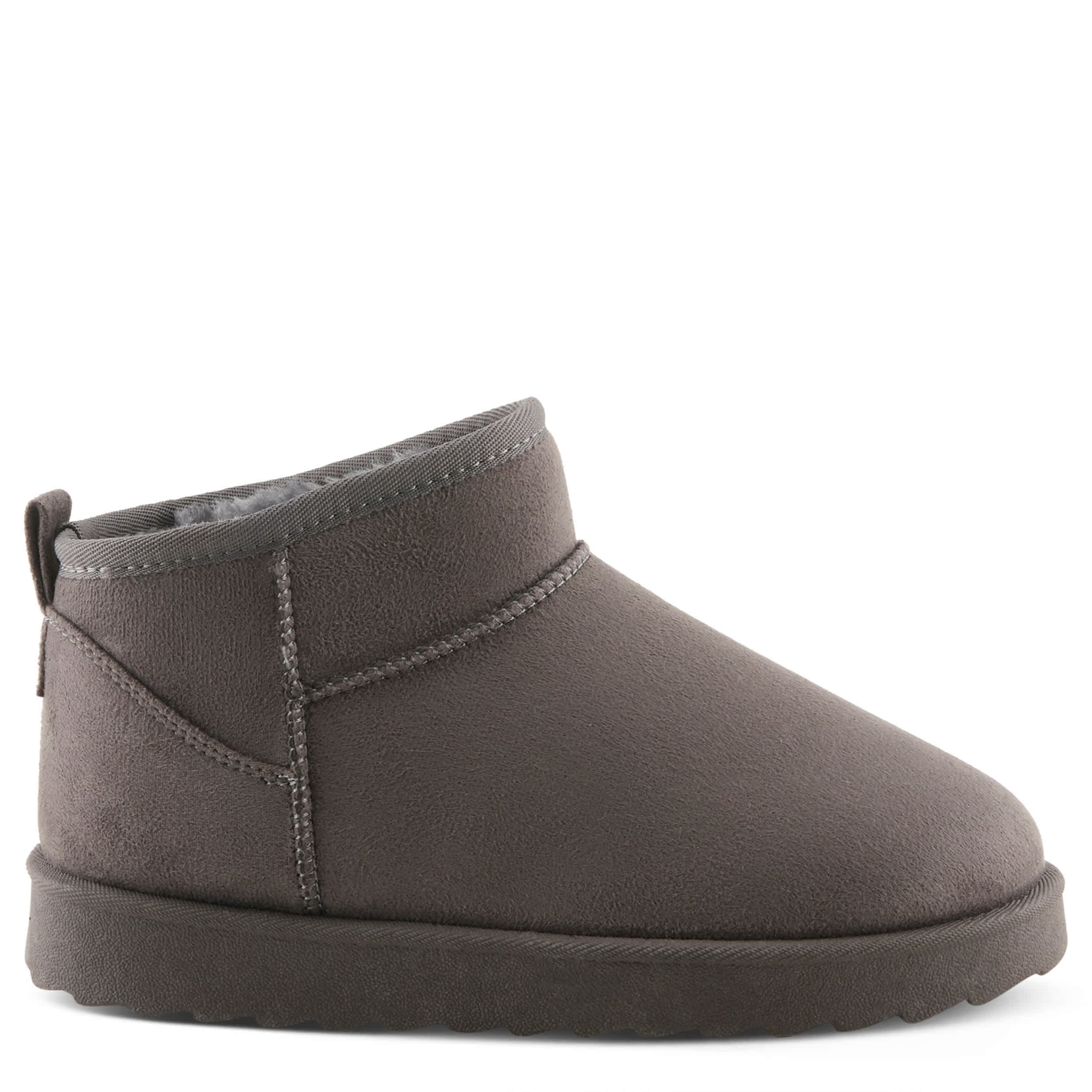 Flexus-WOMENS ALBIERA FAUX FUR BOOT-GREY & 