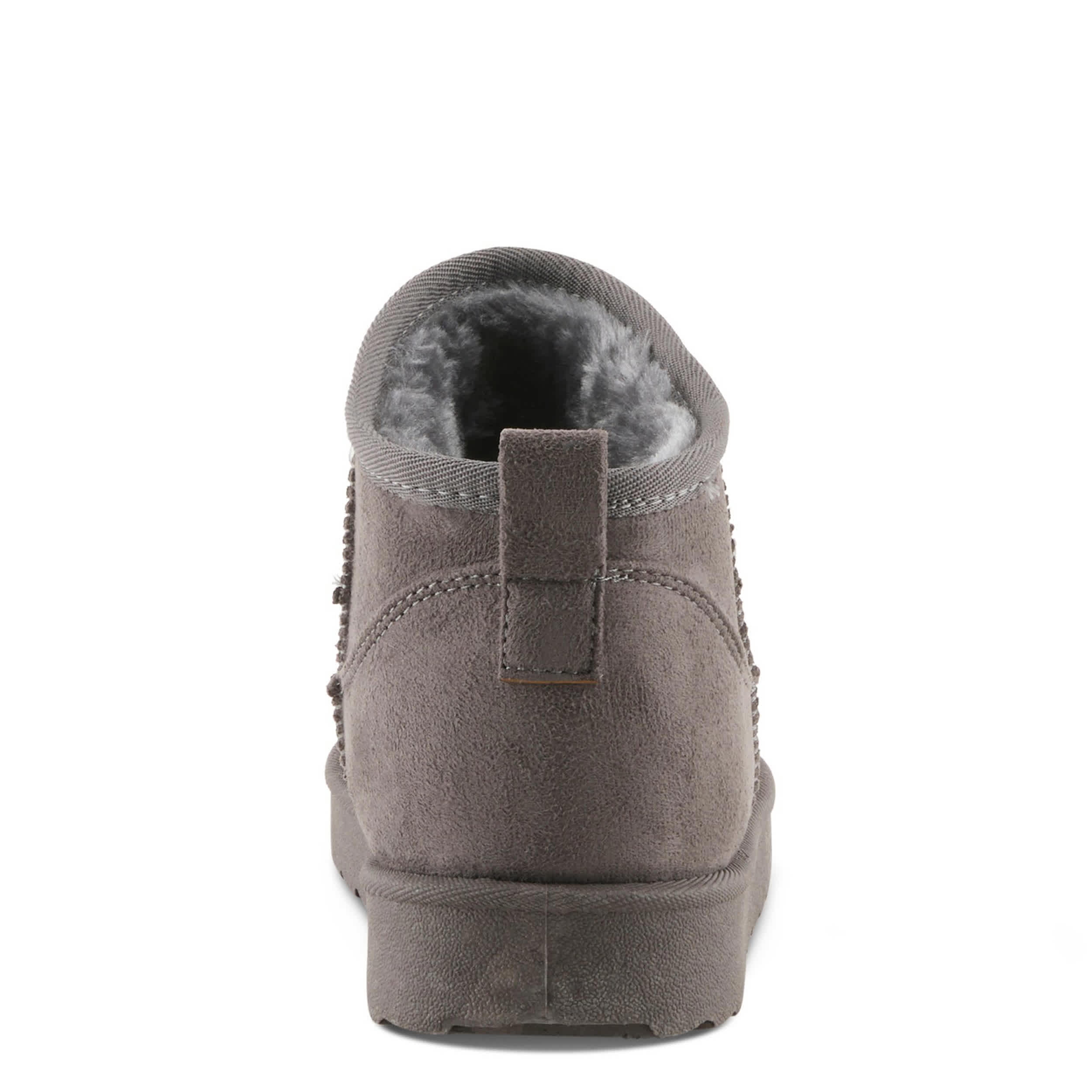 Flexus-WOMENS ALBIERA FAUX FUR BOOT-GREY & 
