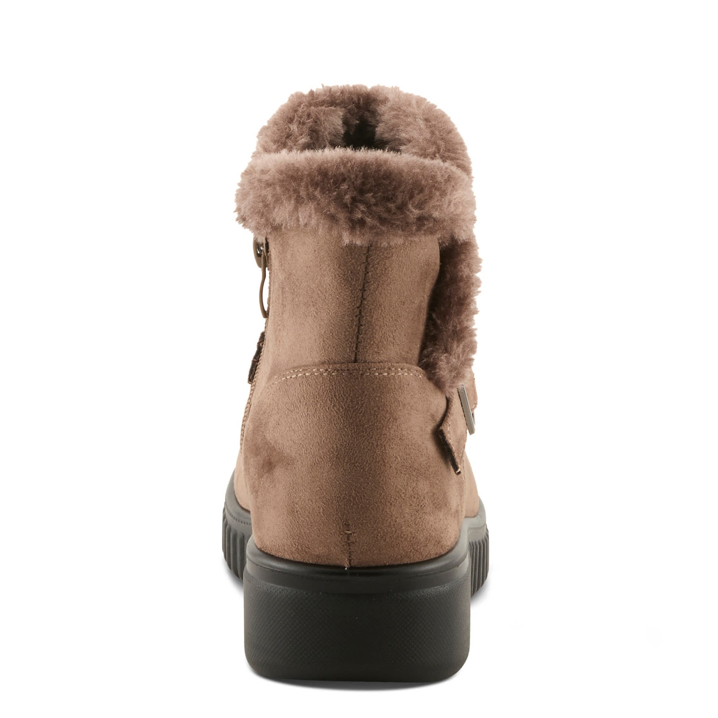 Flexus-WOMENS BADISCO FAUX FUR BOOT-BEIGE & 