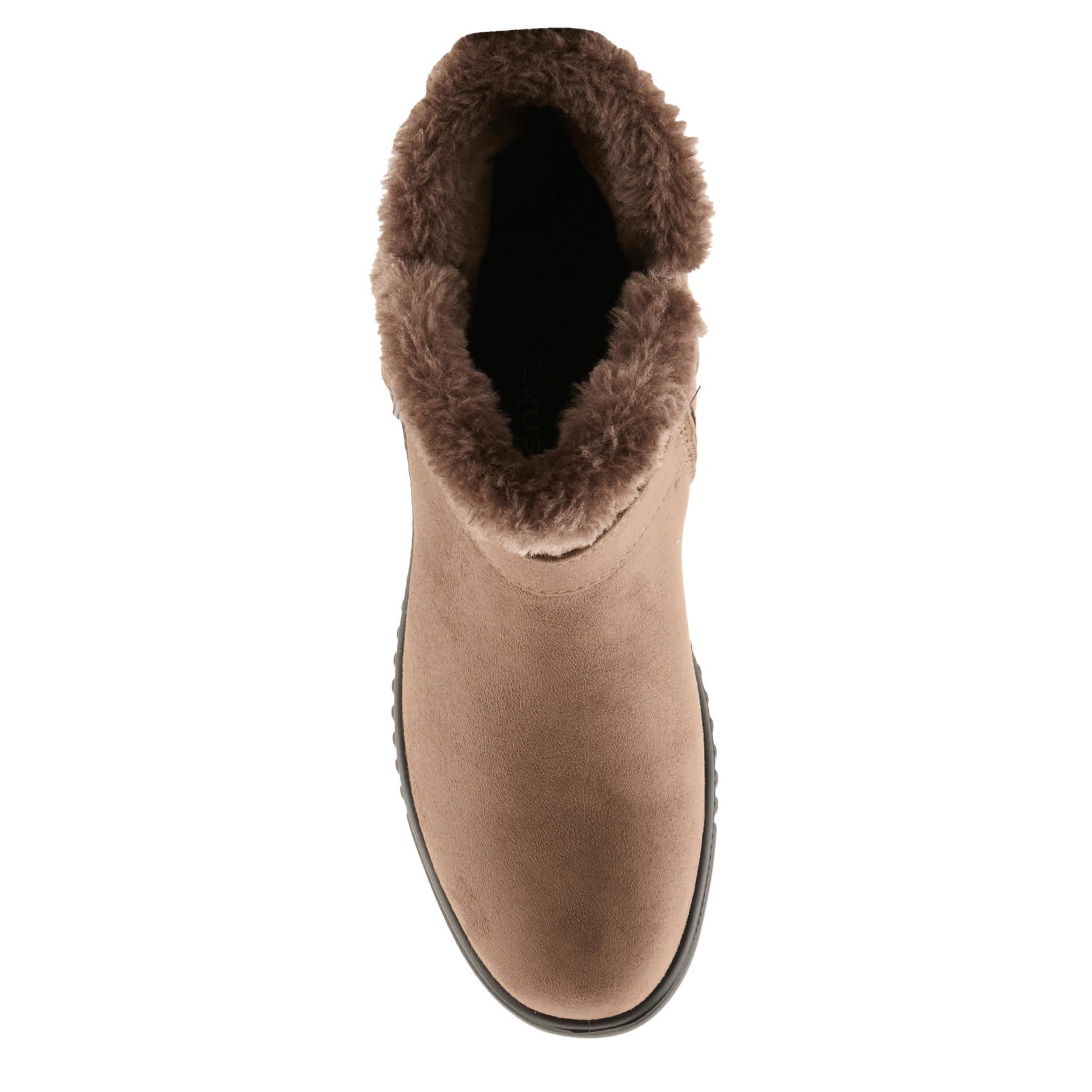Flexus-WOMENS BADISCO FAUX FUR BOOT-BEIGE & 