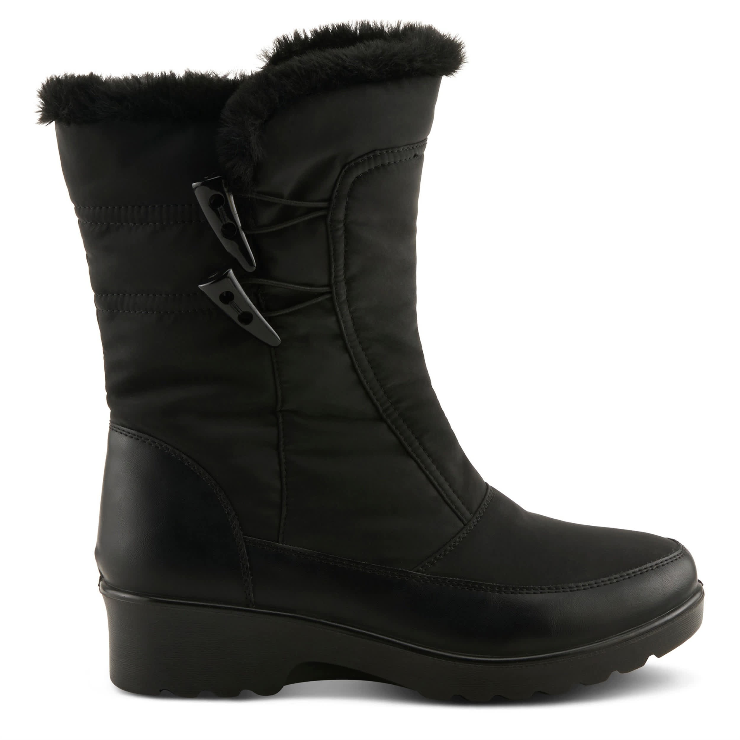 Flexus-WOMENS TACEY WEATHER BOOT-BLACK & 