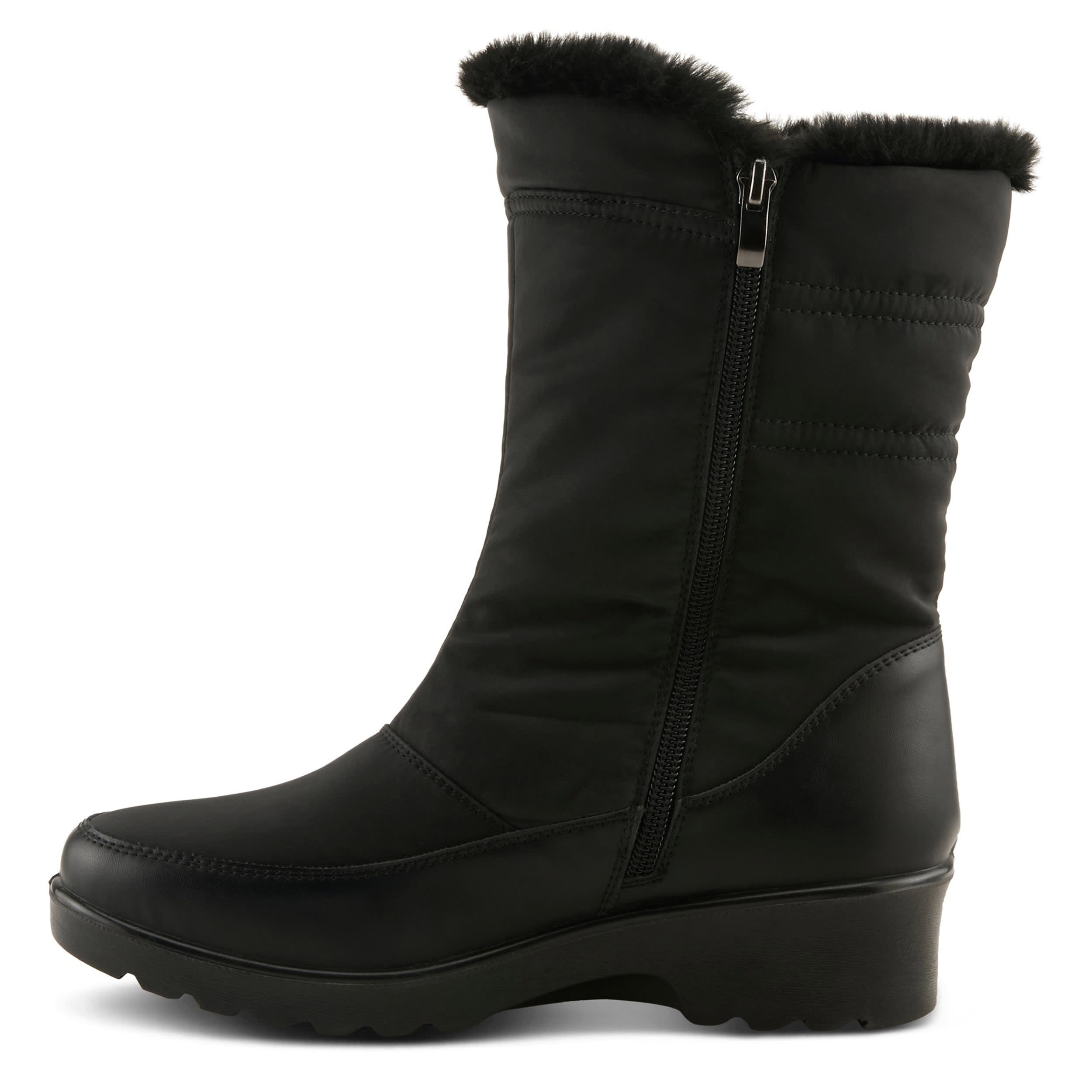 Flexus-WOMENS TACEY WEATHER BOOT-BLACK & 