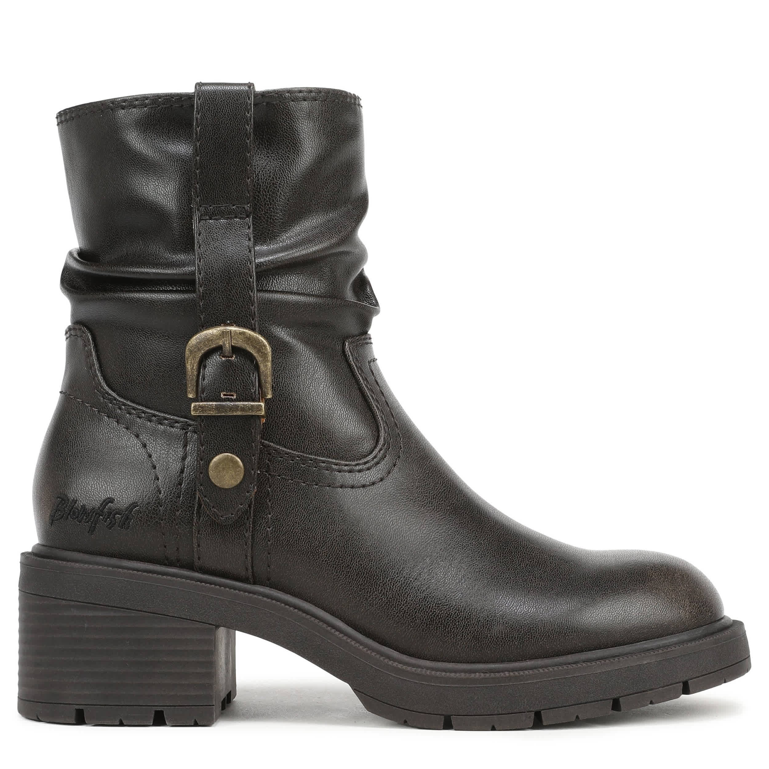 BLOWFISH MALIBU-WOMENS FINLEY BOOT-CHOCOLATE & 