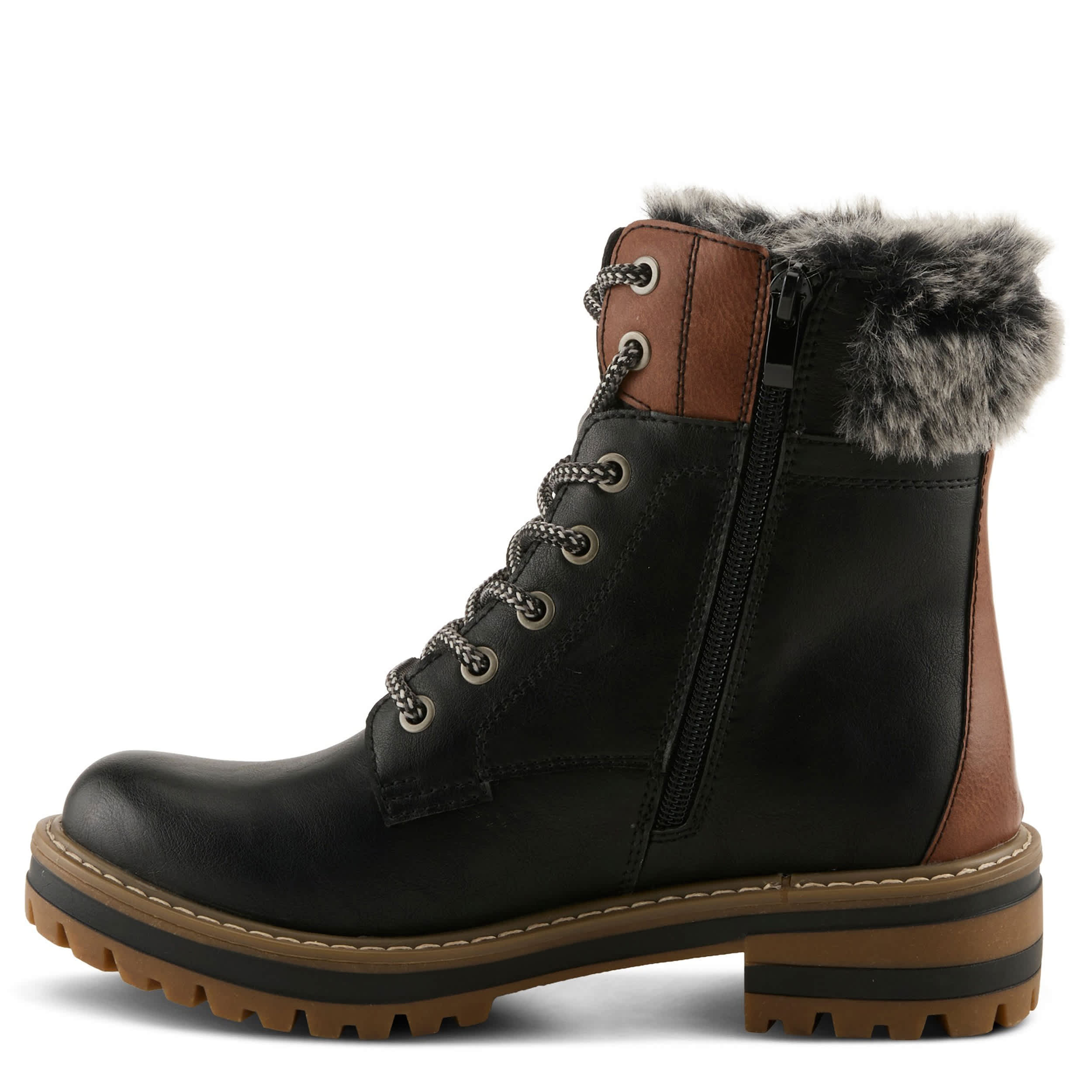 PATRIZIA-WOMENS CANARIO HIKING BOOT-BLACK & MULTICOLOR