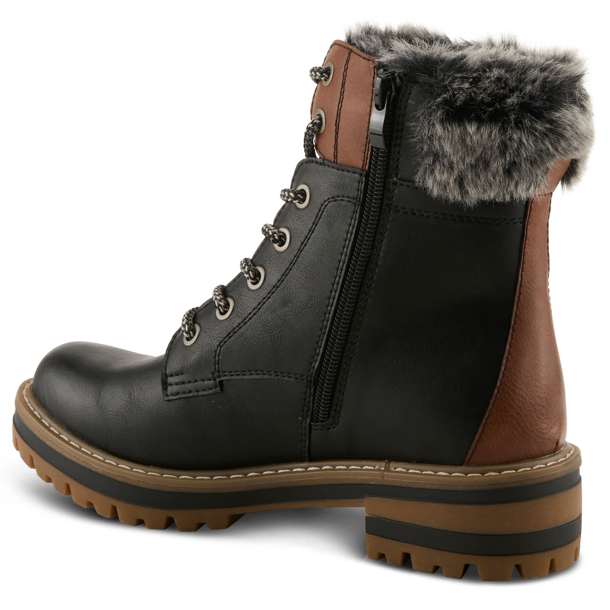 PATRIZIA-WOMENS CANARIO HIKING BOOT-BLACK & MULTICOLOR