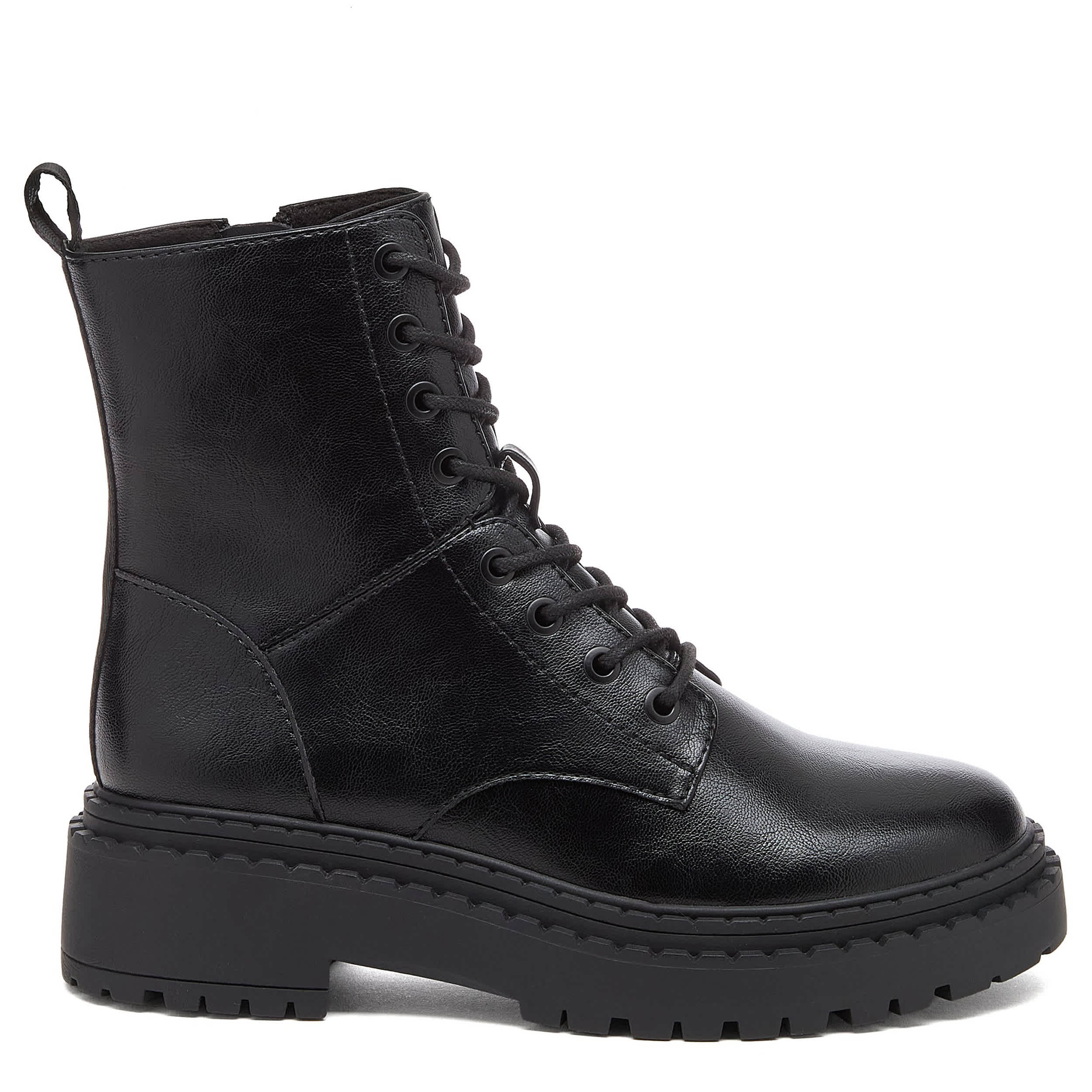 ROCKET DOG-WOMENS PRIMA LACE UP BOOT-BLACK & 