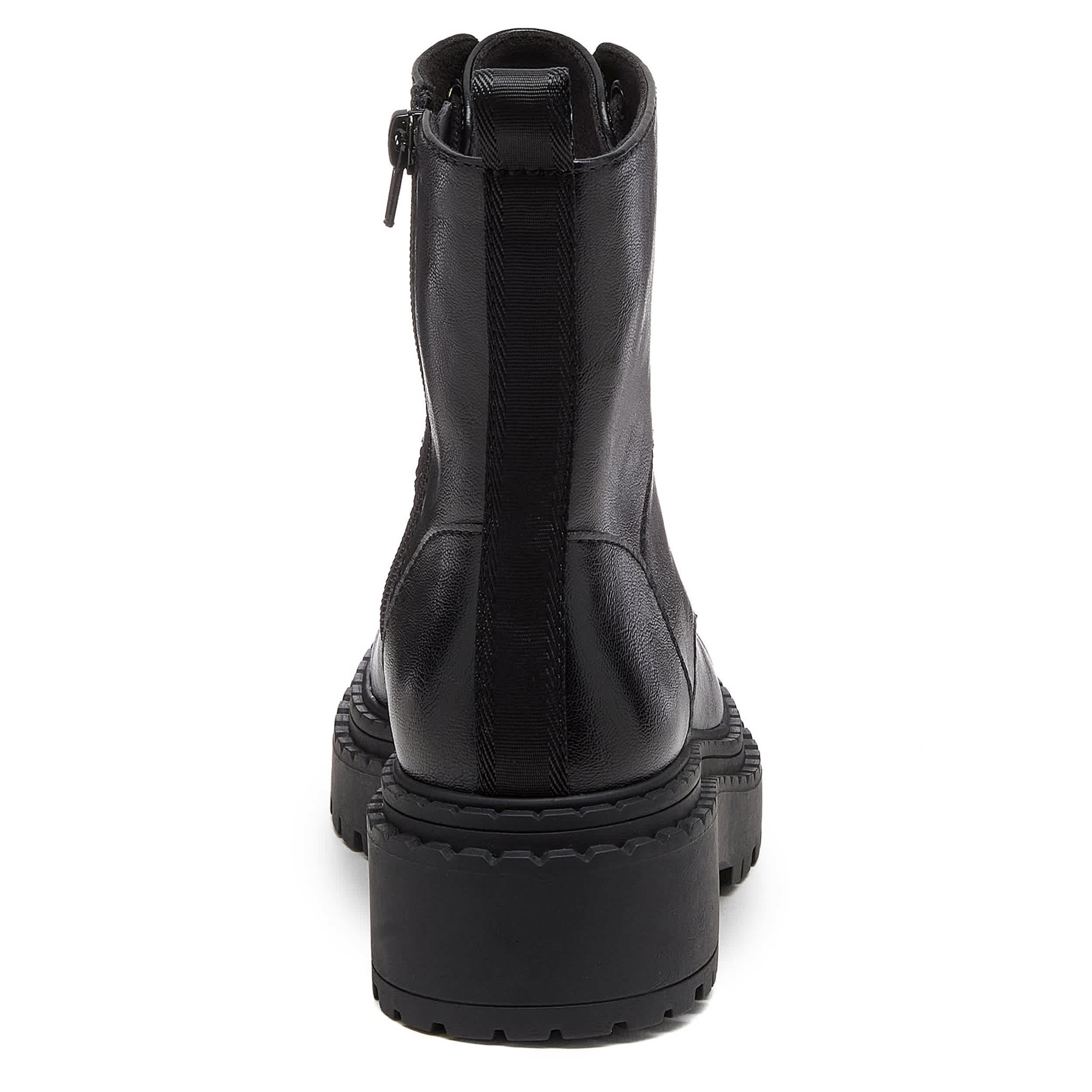 ROCKET DOG-WOMENS PRIMA LACE UP BOOT-BLACK & 