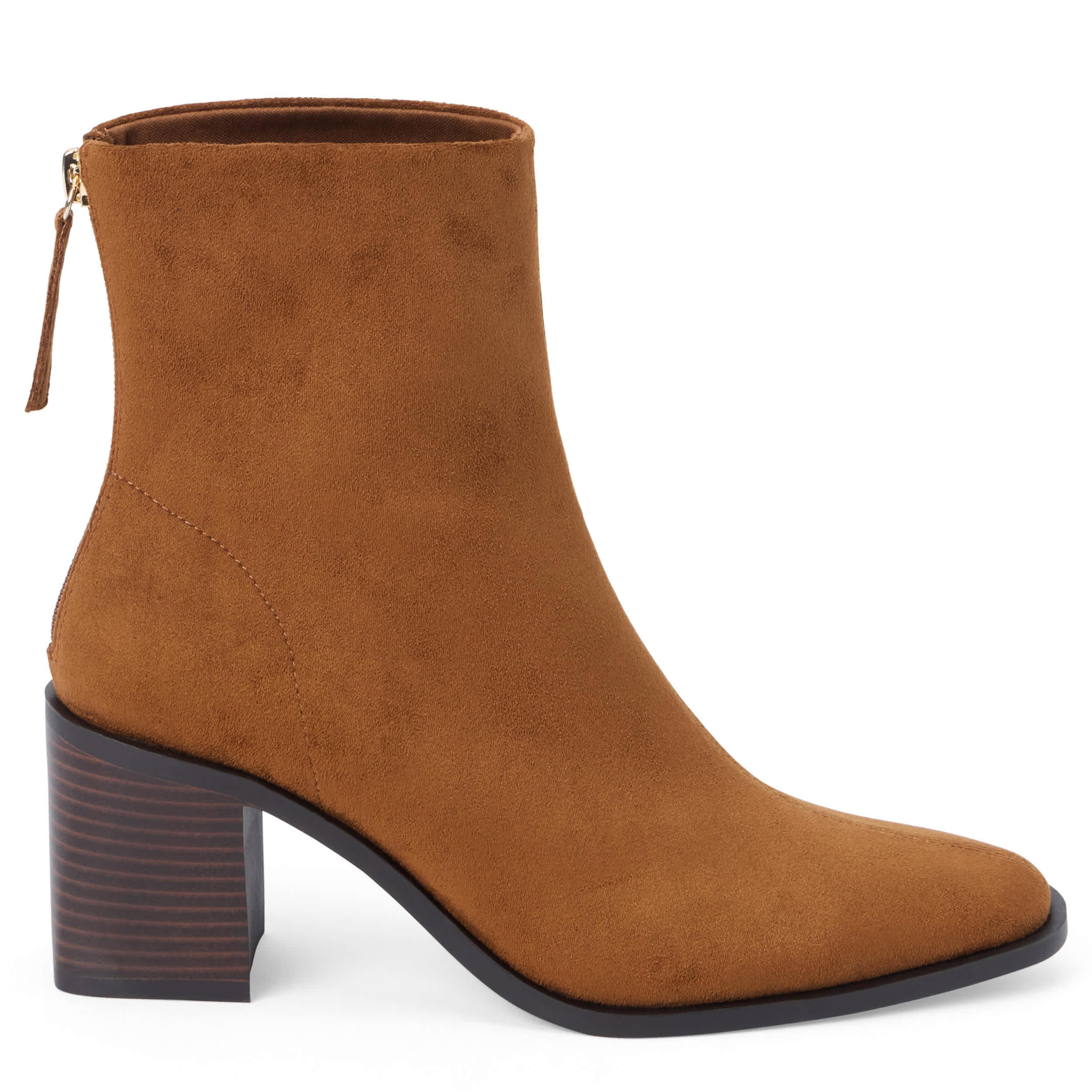 COCONUTS-WOMENS WARREN ANKLE BOOTS-BROWN & 
