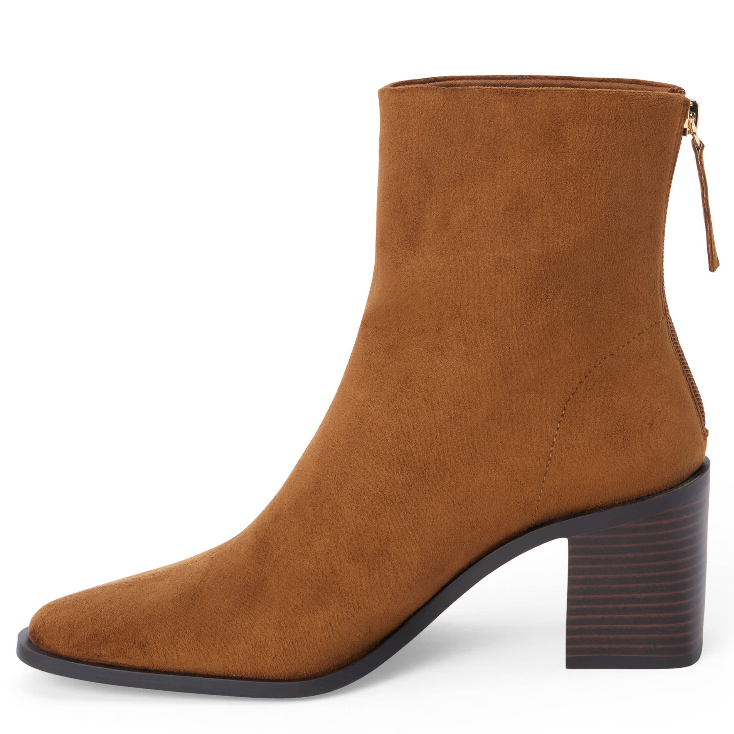 COCONUTS-WOMENS WARREN ANKLE BOOTS-BROWN & 