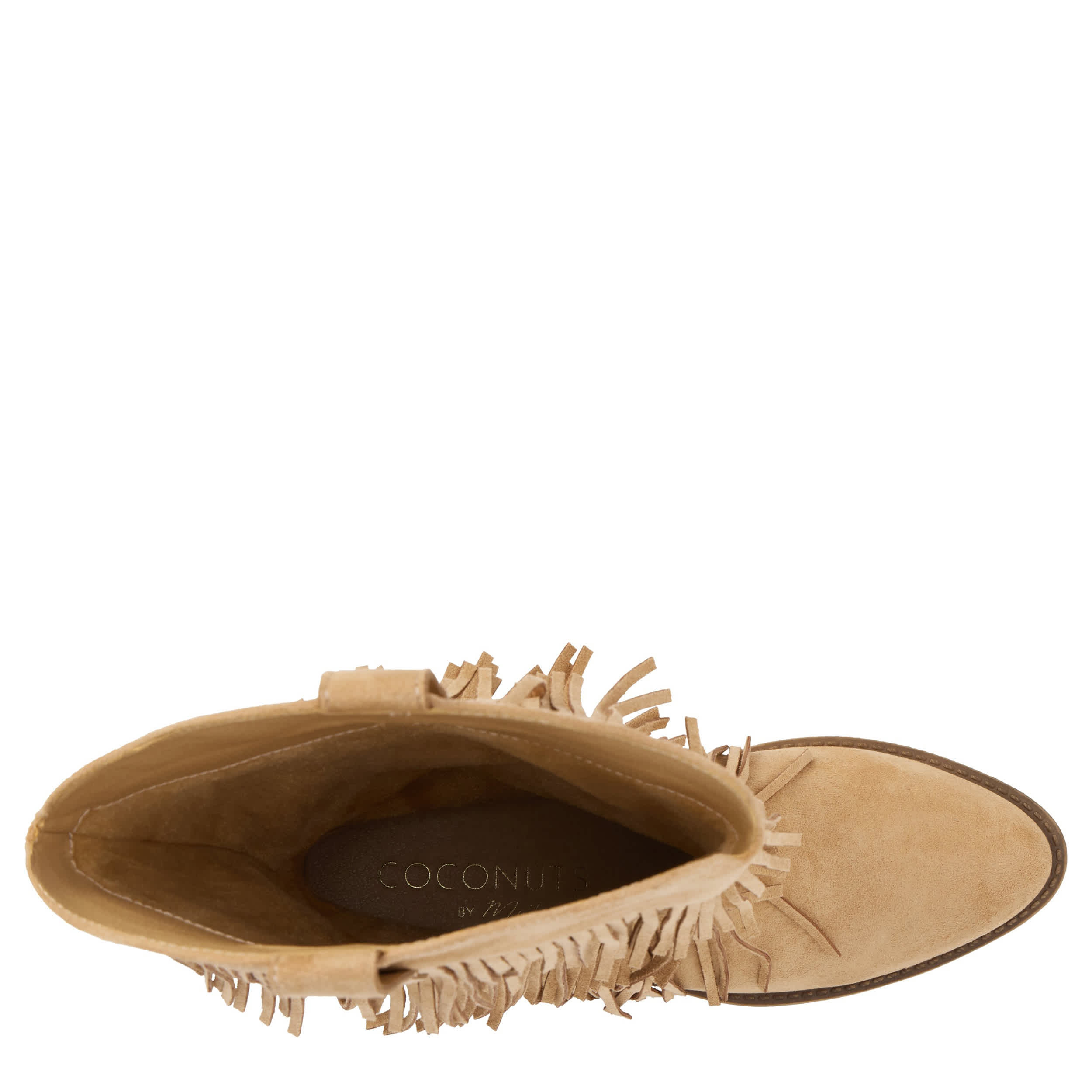 COCONUTS-WOMENS SALOON WESTERN BOOT-NATURAL & 