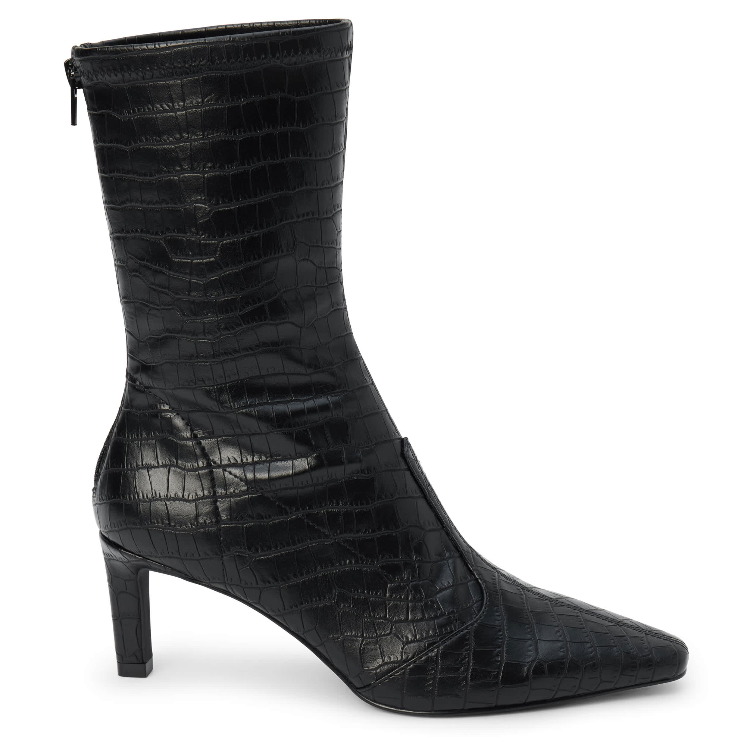 COCONUTS-WOMENS CLARA DRESS BOOT-BLACK & BLACK