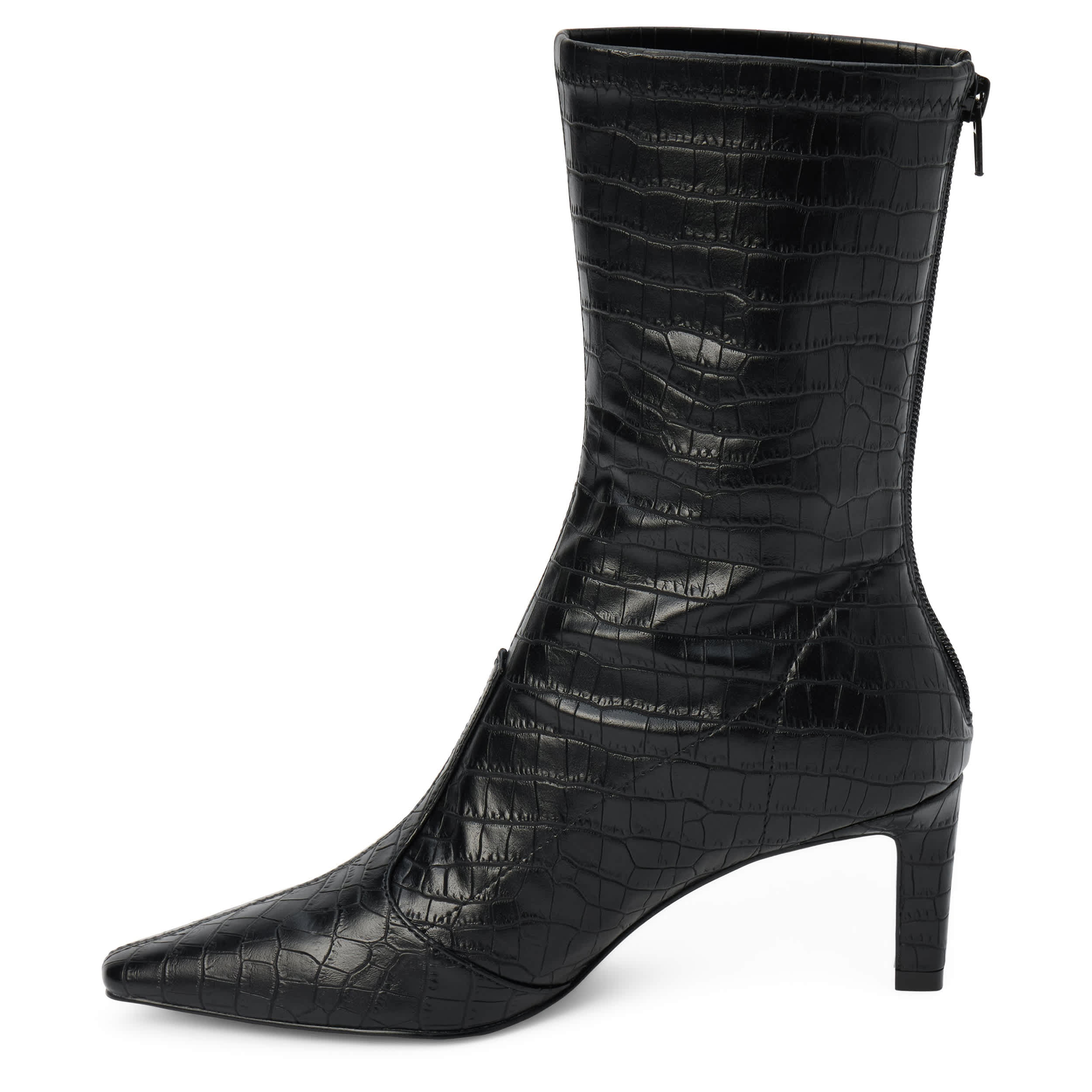 COCONUTS-WOMENS CLARA DRESS BOOT-BLACK & BLACK