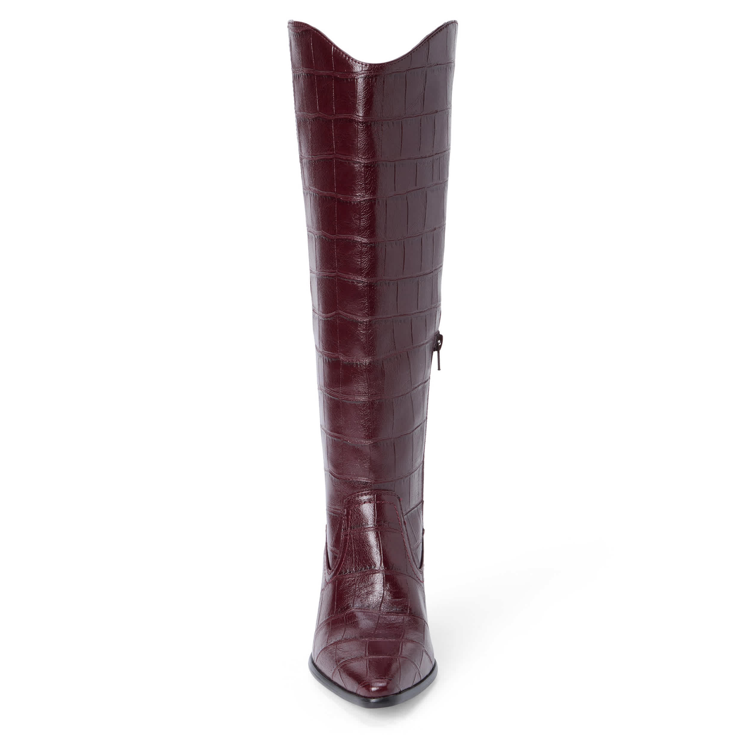 COCONUTS-WOMENS KIRBY TALL DRESS BOOT-BURGUNDY & 