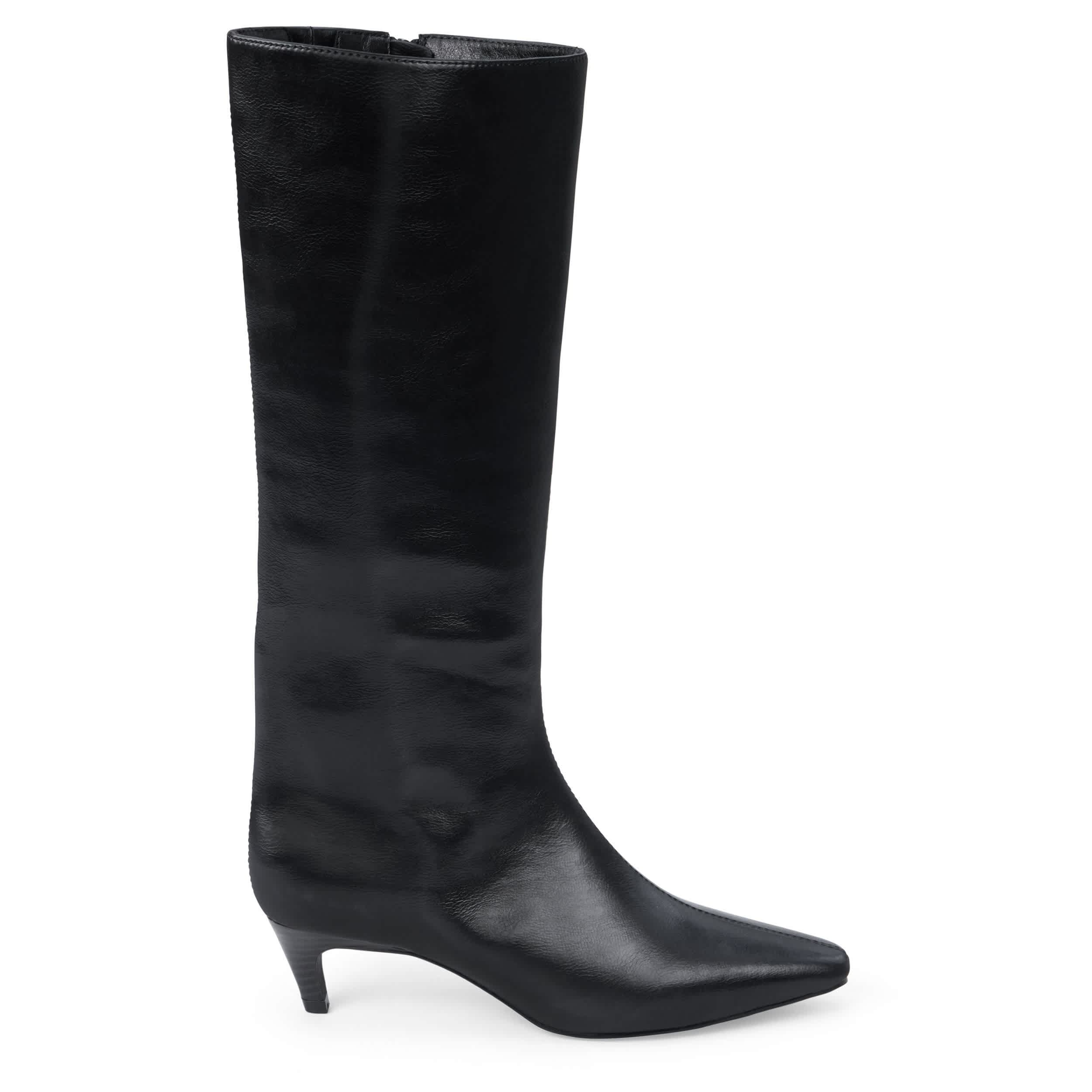 COCONUTS-WOMENS LUCIAN TALL DRESS BOOT-BLACK & 