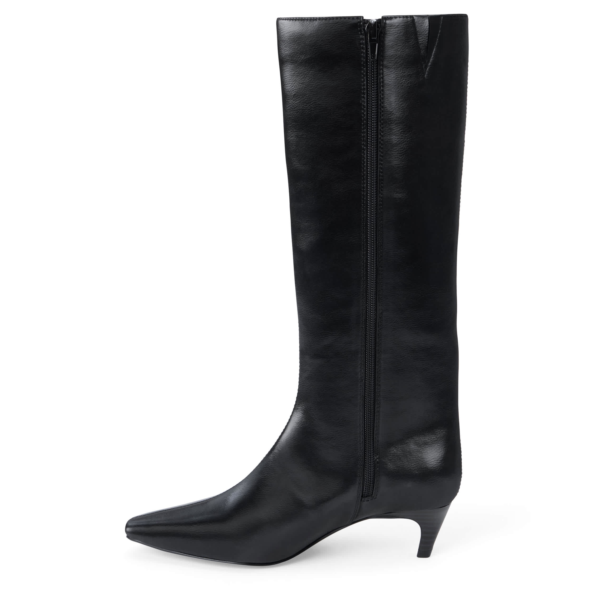 COCONUTS-WOMENS LUCIAN TALL DRESS BOOT-BLACK & 