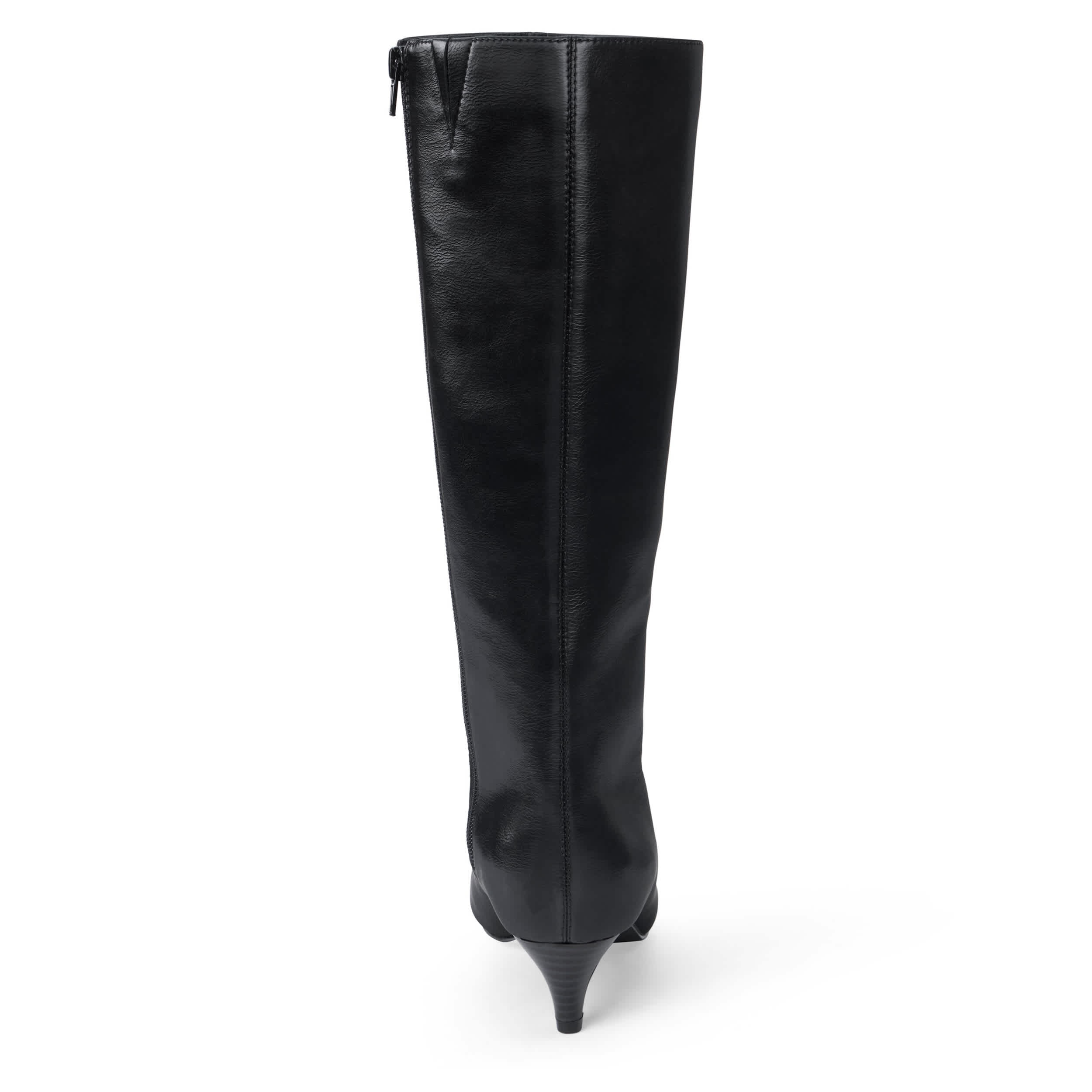 COCONUTS-WOMENS LUCIAN TALL DRESS BOOT-BLACK & 