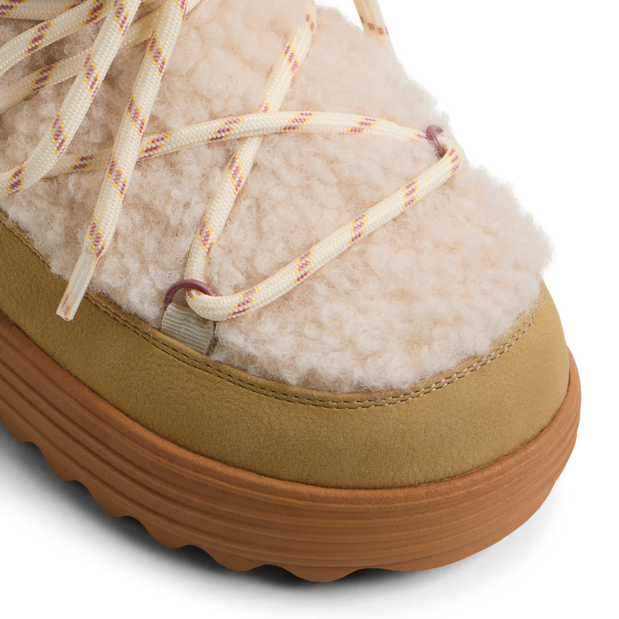 ROXY-WOMENS HOT COCOA FAUX FUR ANKLE BOOT-TAN & 