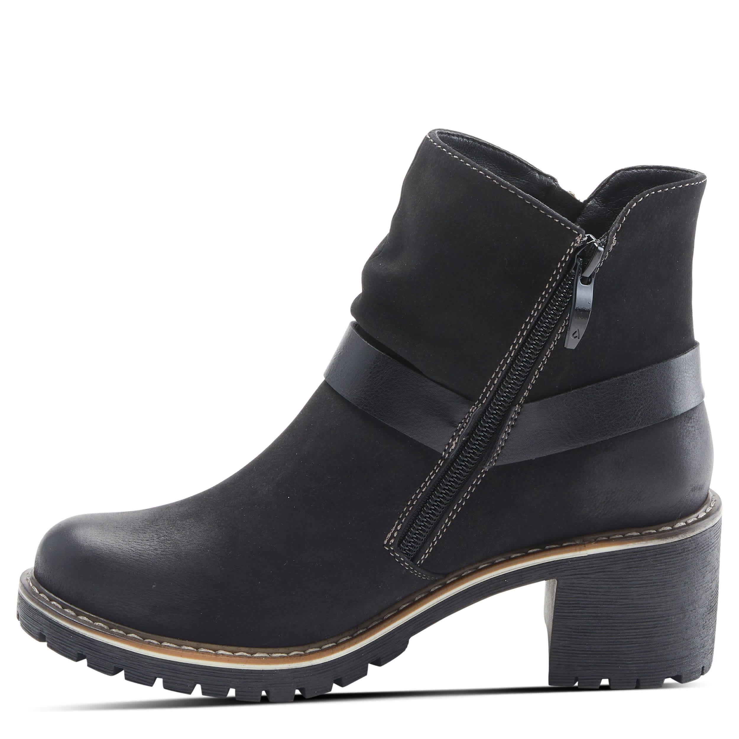 PATRIZIA-WOMENS FIREWOOD BOOTIE-BLACK & 