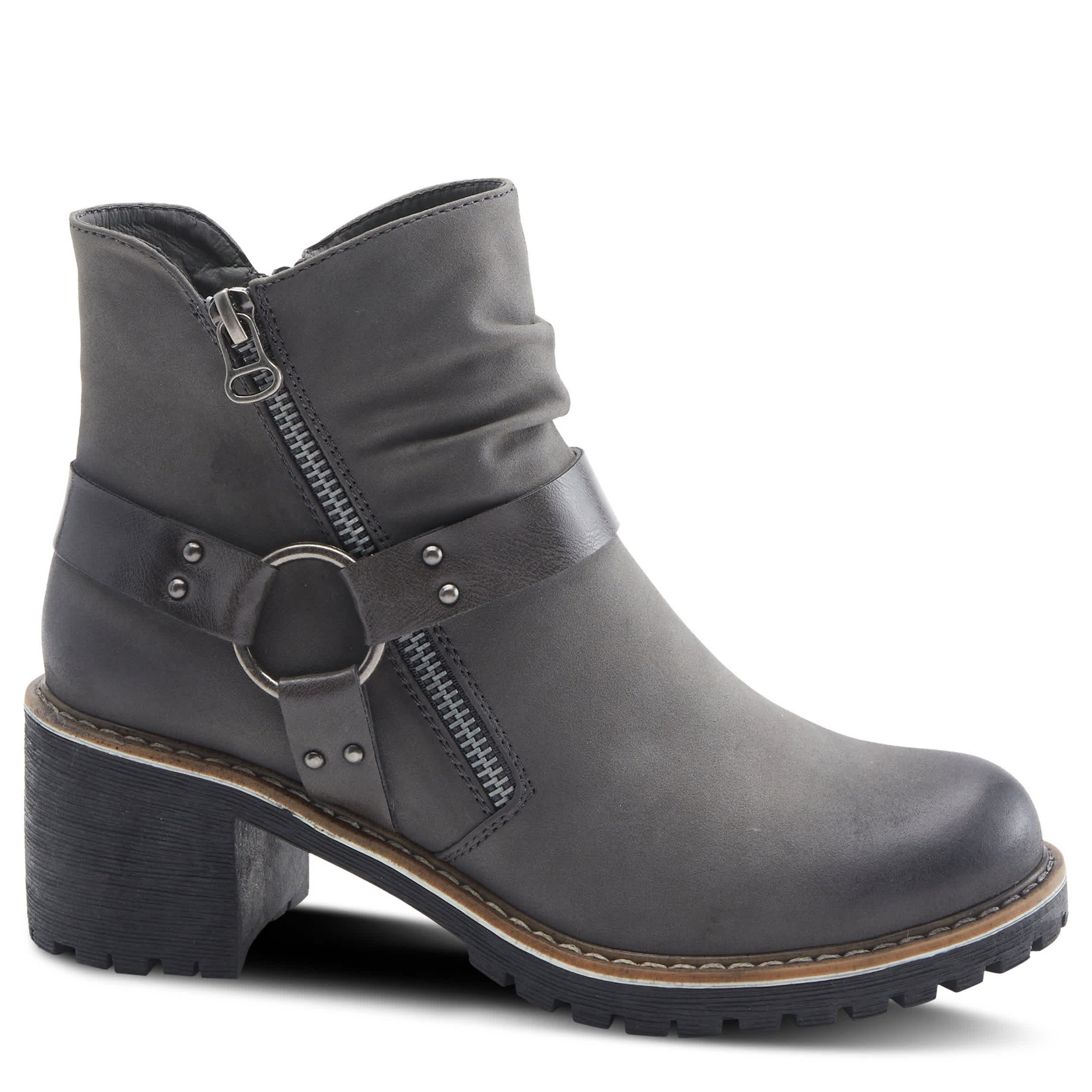 PATRIZIA-WOMENS FIREWOOD BOOTIE-GREY & 