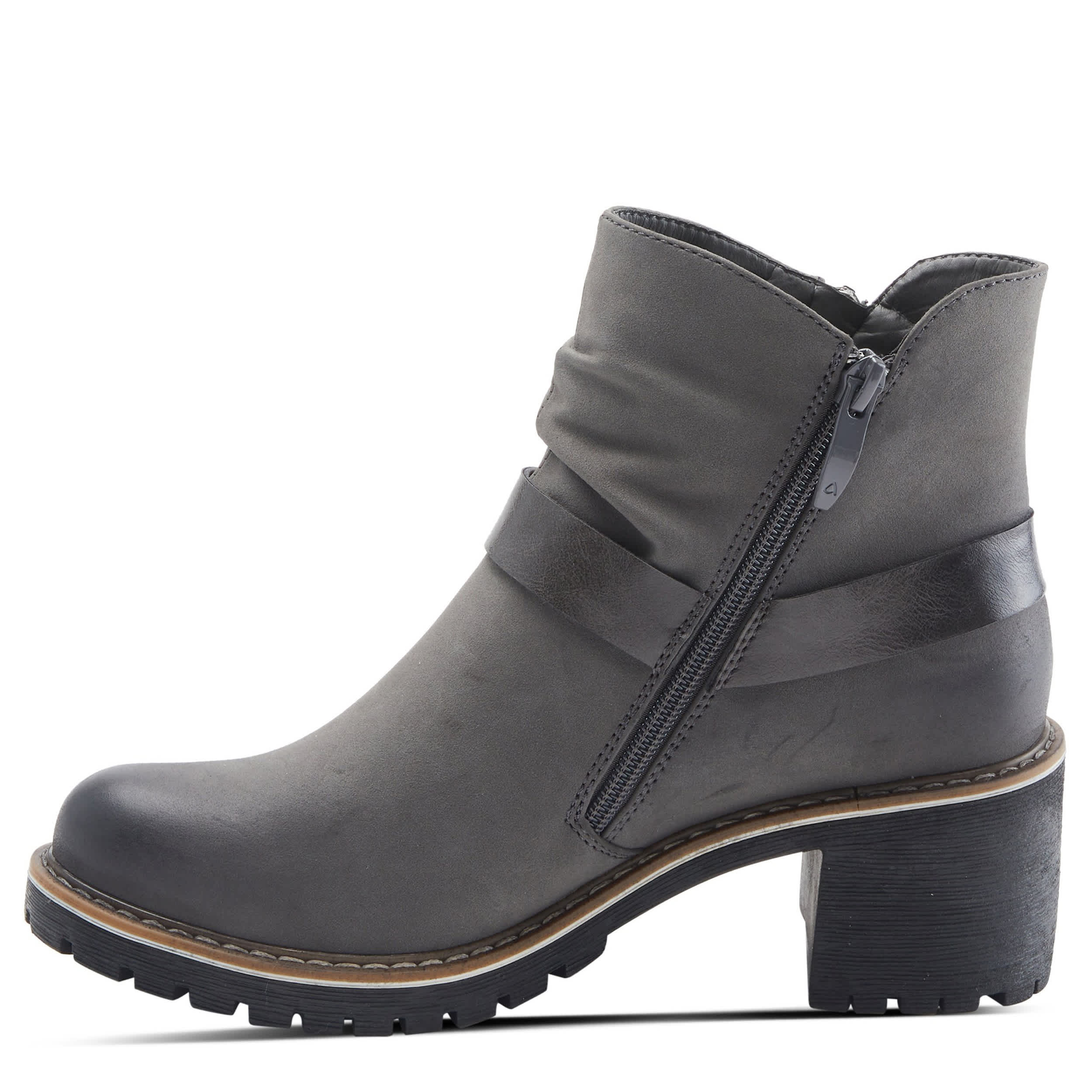 PATRIZIA-WOMENS FIREWOOD BOOTIE-GREY & 