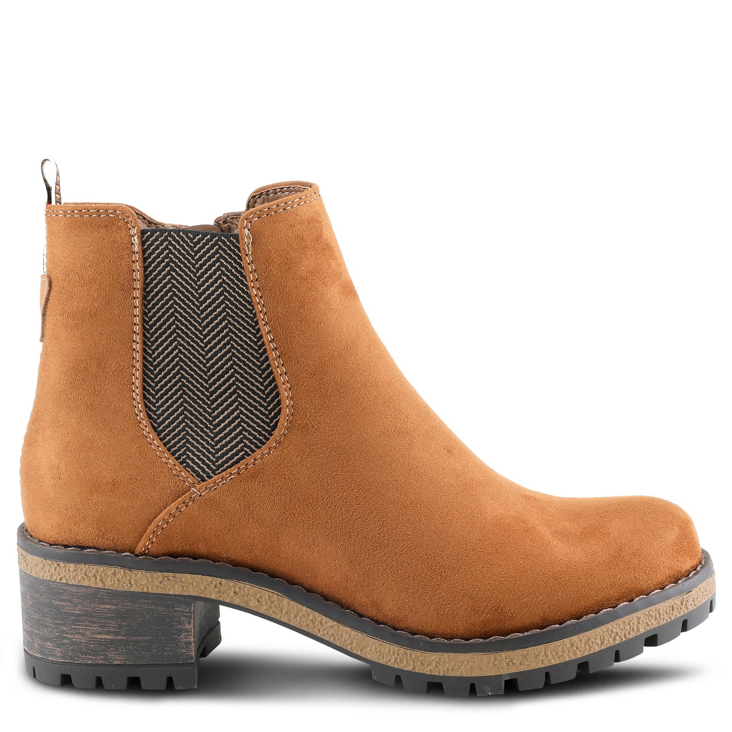 PATRIZIA-WOMENS SMYLIE BOOTIE-CAMEL & 