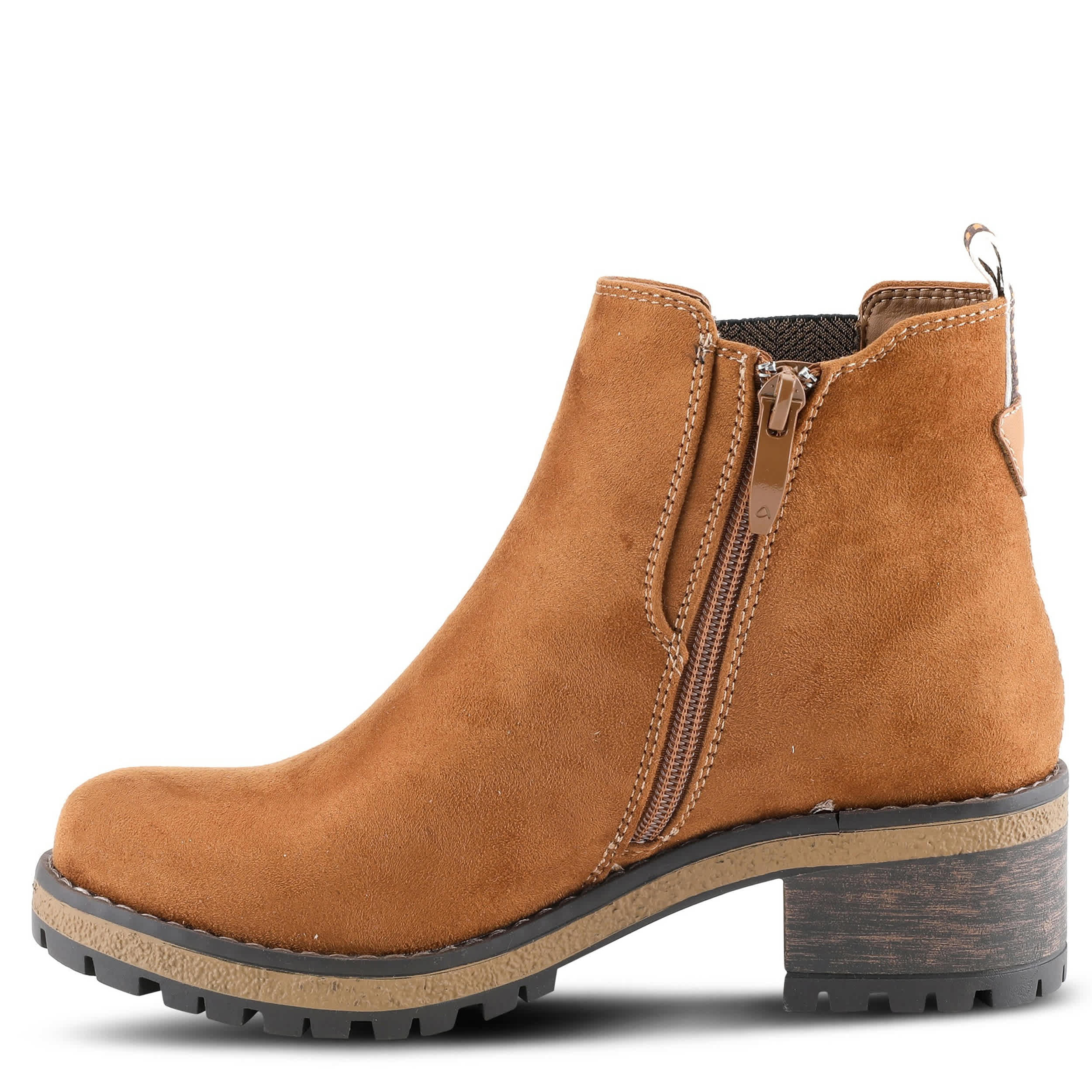 PATRIZIA-WOMENS SMYLIE BOOTIE-CAMEL & 