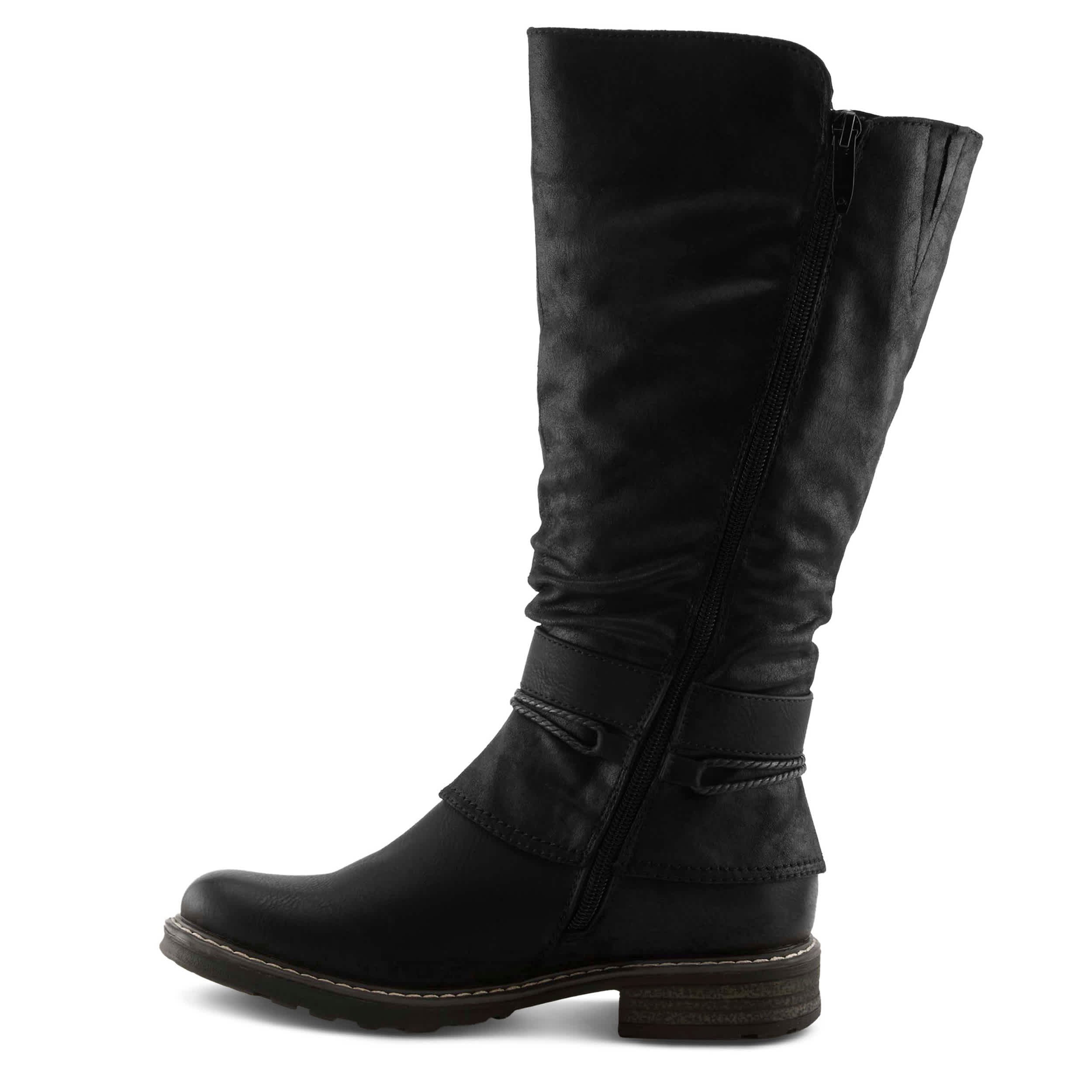 PATRIZIA-WOMENS KABUTA BOOTA TALL BOOT-BLACK & 