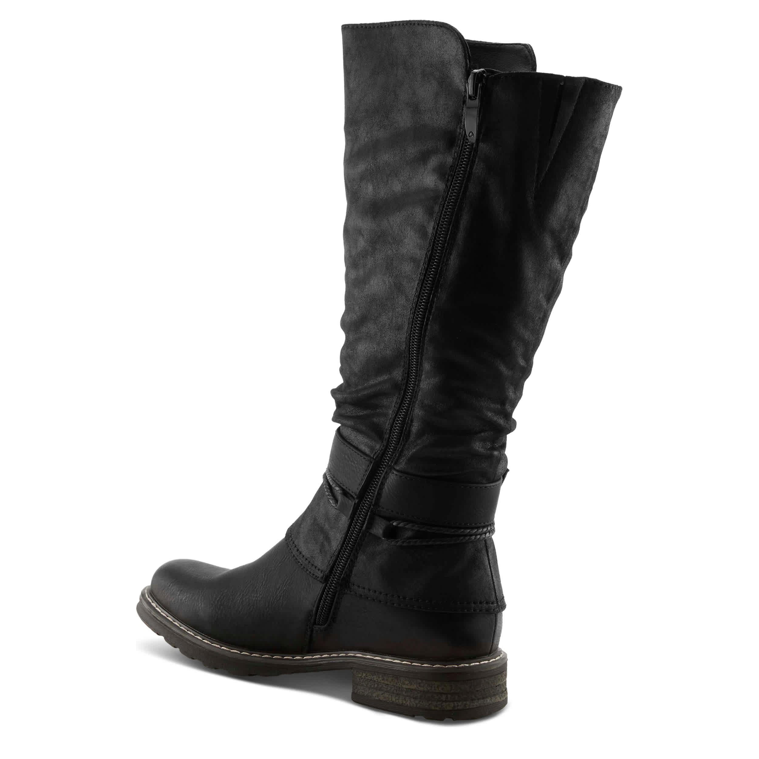 PATRIZIA-WOMENS KABUTA BOOTA TALL BOOT-BLACK & 