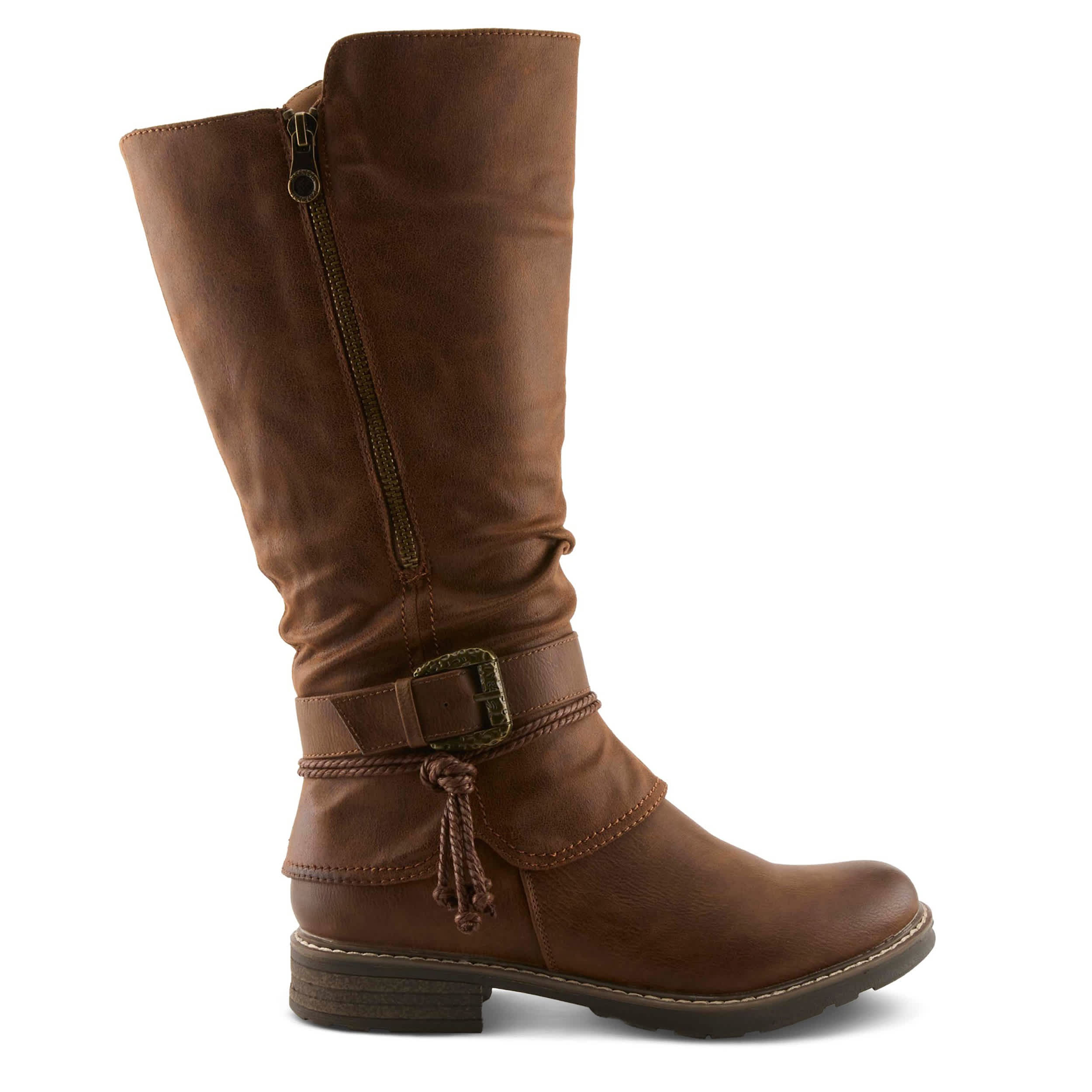 PATRIZIA-WOMENS KABUTA BOOTA TALL BOOT-BROWN & 