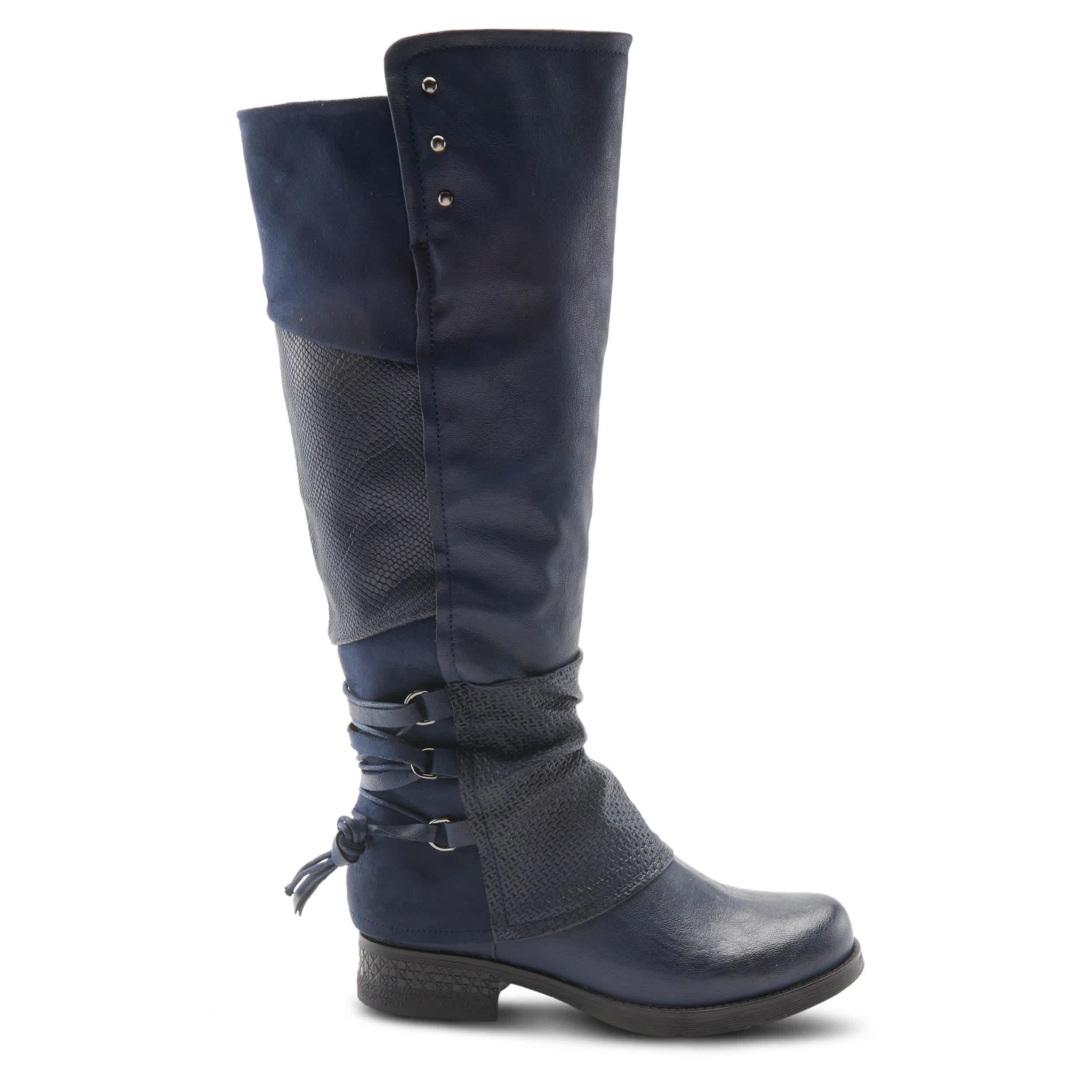 PATRIZIA-WOMENS MAXIE TALL BOOT-NAVY & 