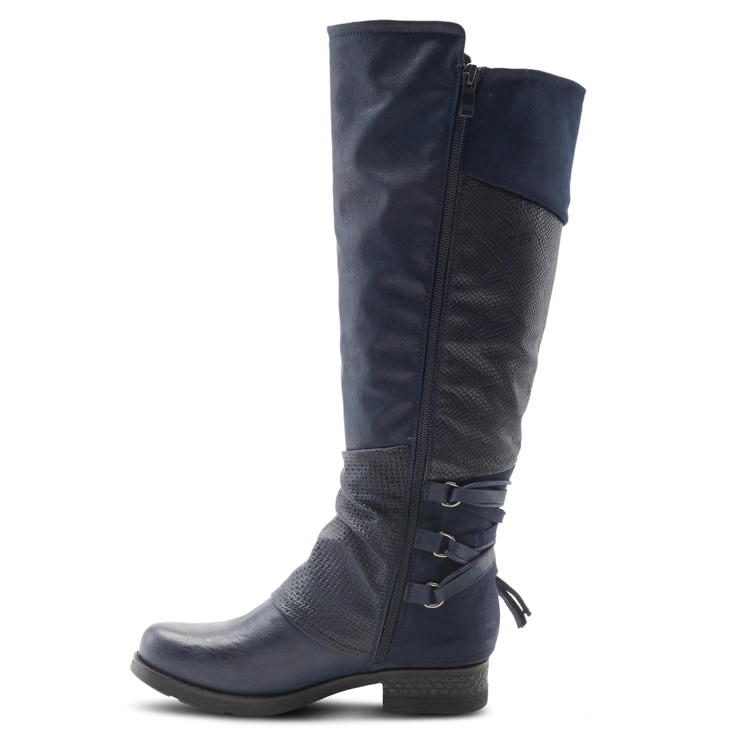 PATRIZIA-WOMENS MAXIE TALL BOOT-NAVY & 