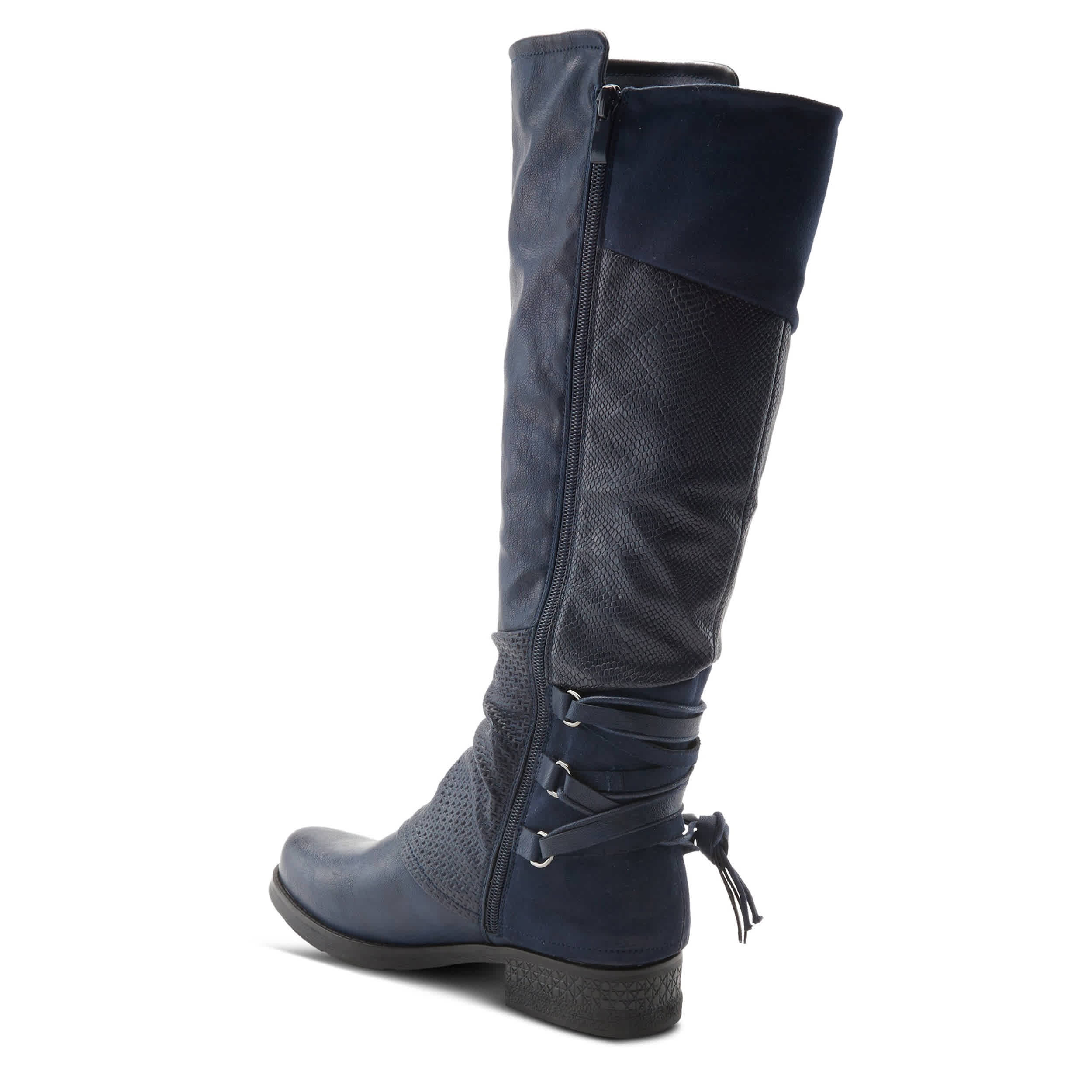 PATRIZIA-WOMENS MAXIE TALL BOOT-NAVY & 