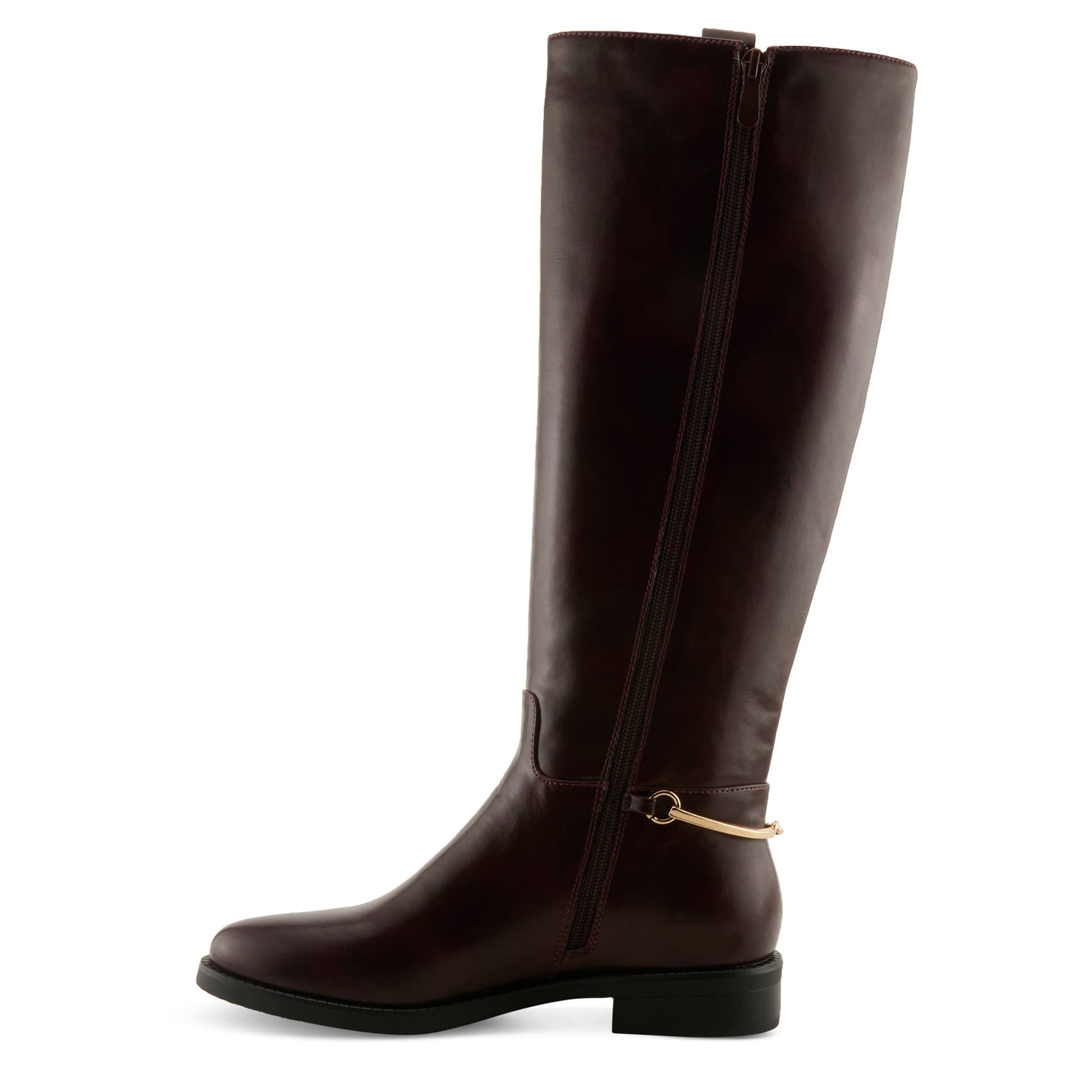 PATRIZIA-WOMENS RIDINSTYLE TALL BOOT-BURGUNDY & 
