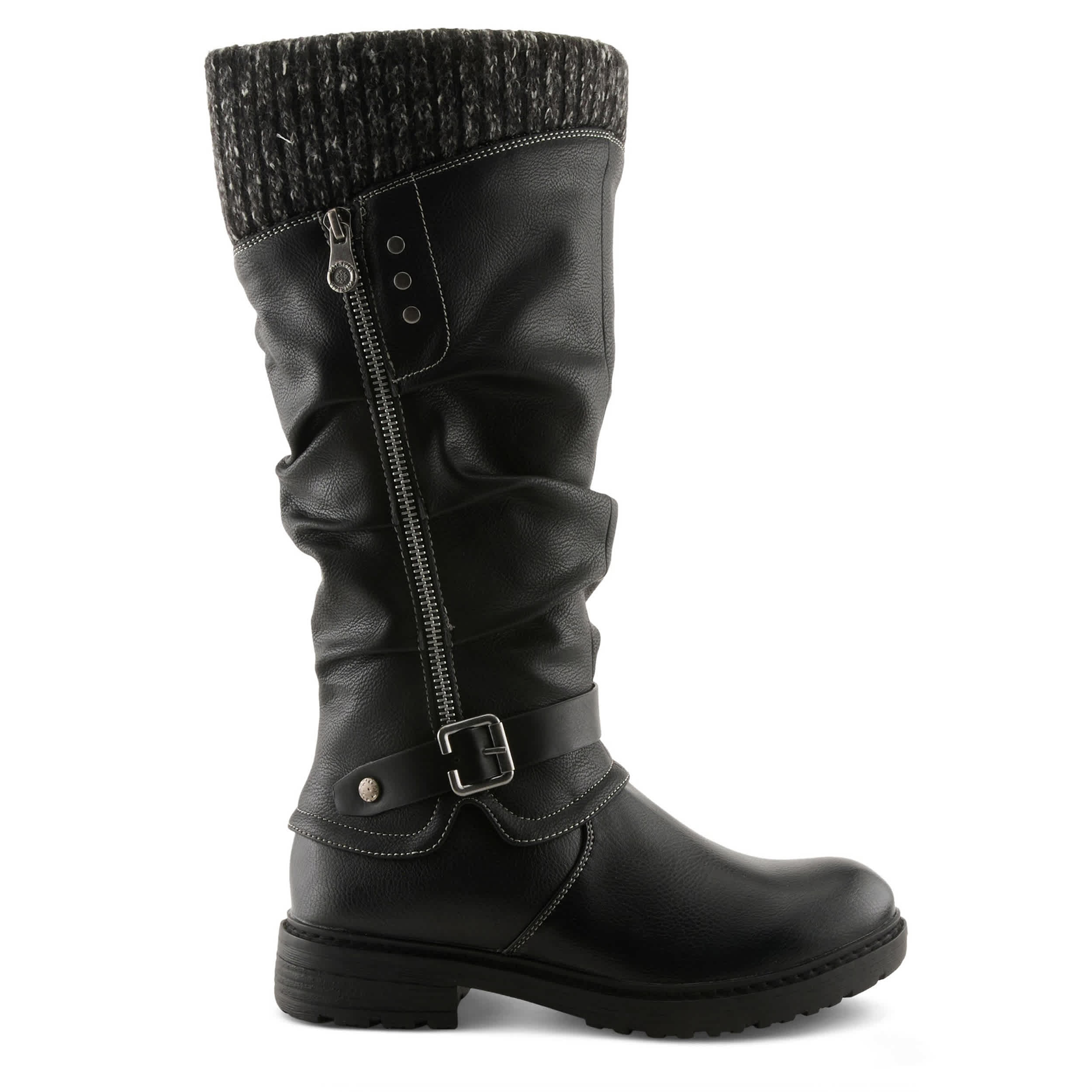 PATRIZIA-WOMENS ROWIN TALL BOOT-BLACK & 