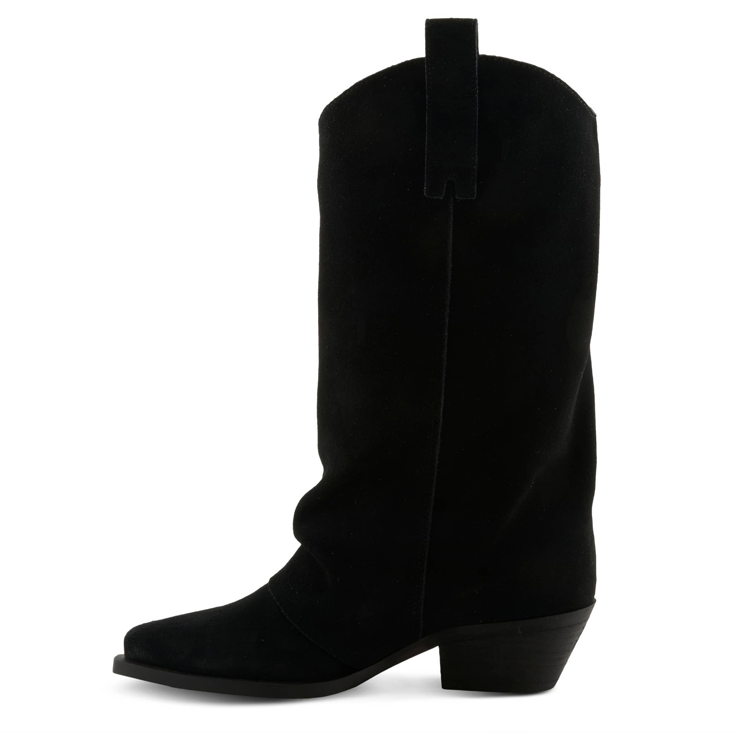 PATRIZIA-WOMENS FRINGEGAL WESTERN BOOT-BLACK & 