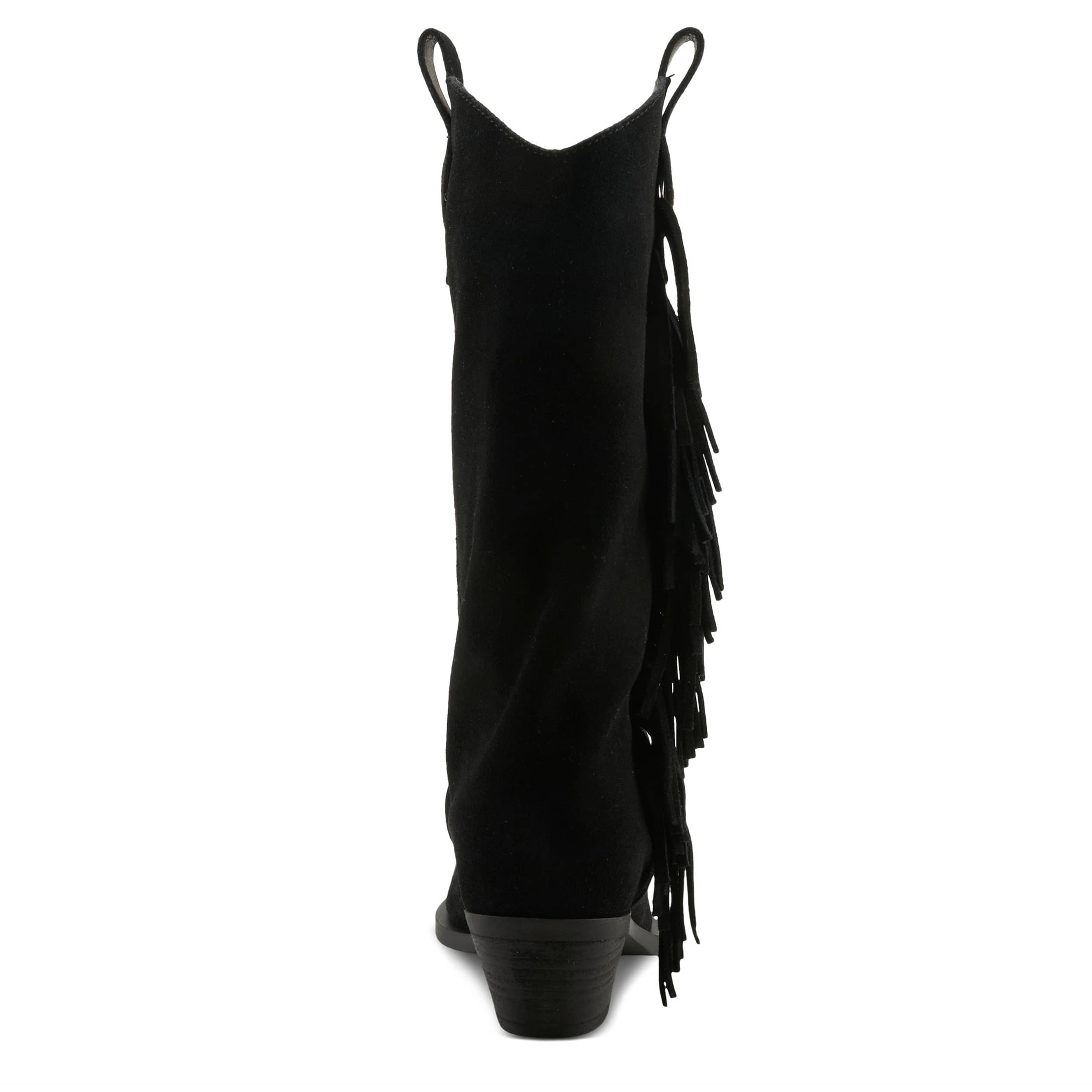 PATRIZIA-WOMENS FRINGEGAL WESTERN BOOT-BLACK & 
