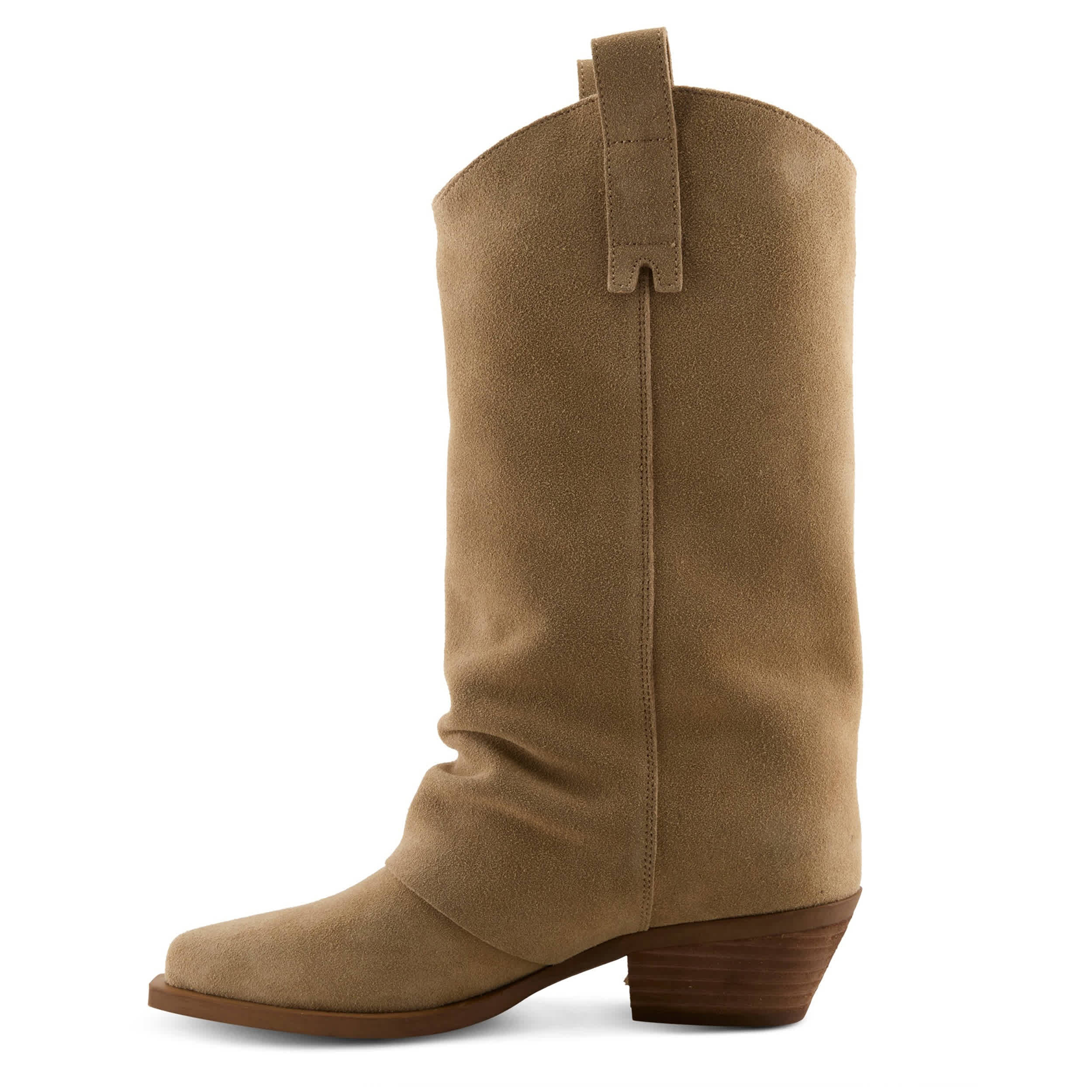 PATRIZIA-WOMENS FRINGEGAL WESTERN BOOT-BEIGE & 