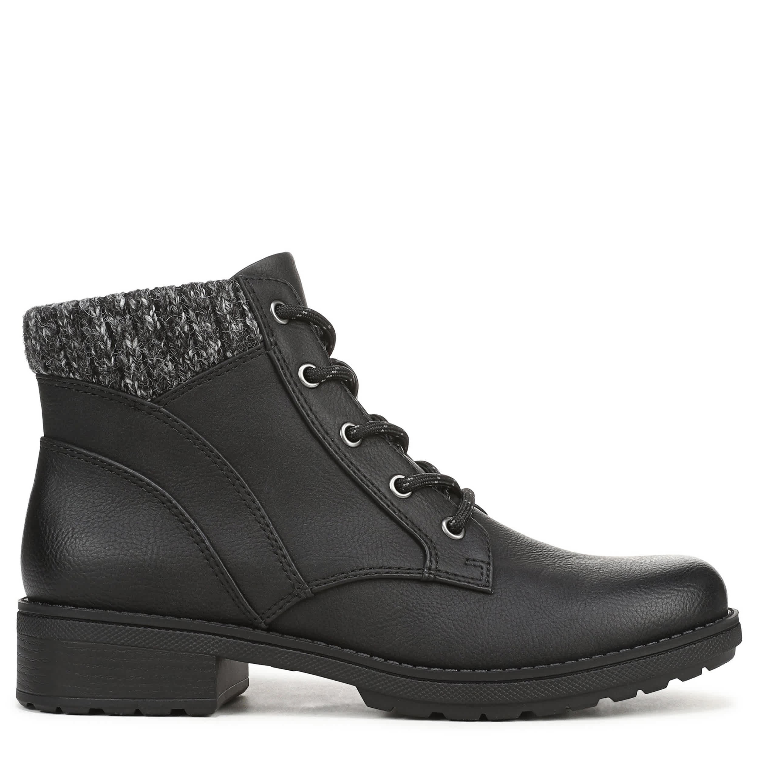 DR. SCHOLL'S-WOMENS DAPHNE LACE BOOTIE-BLACK & 