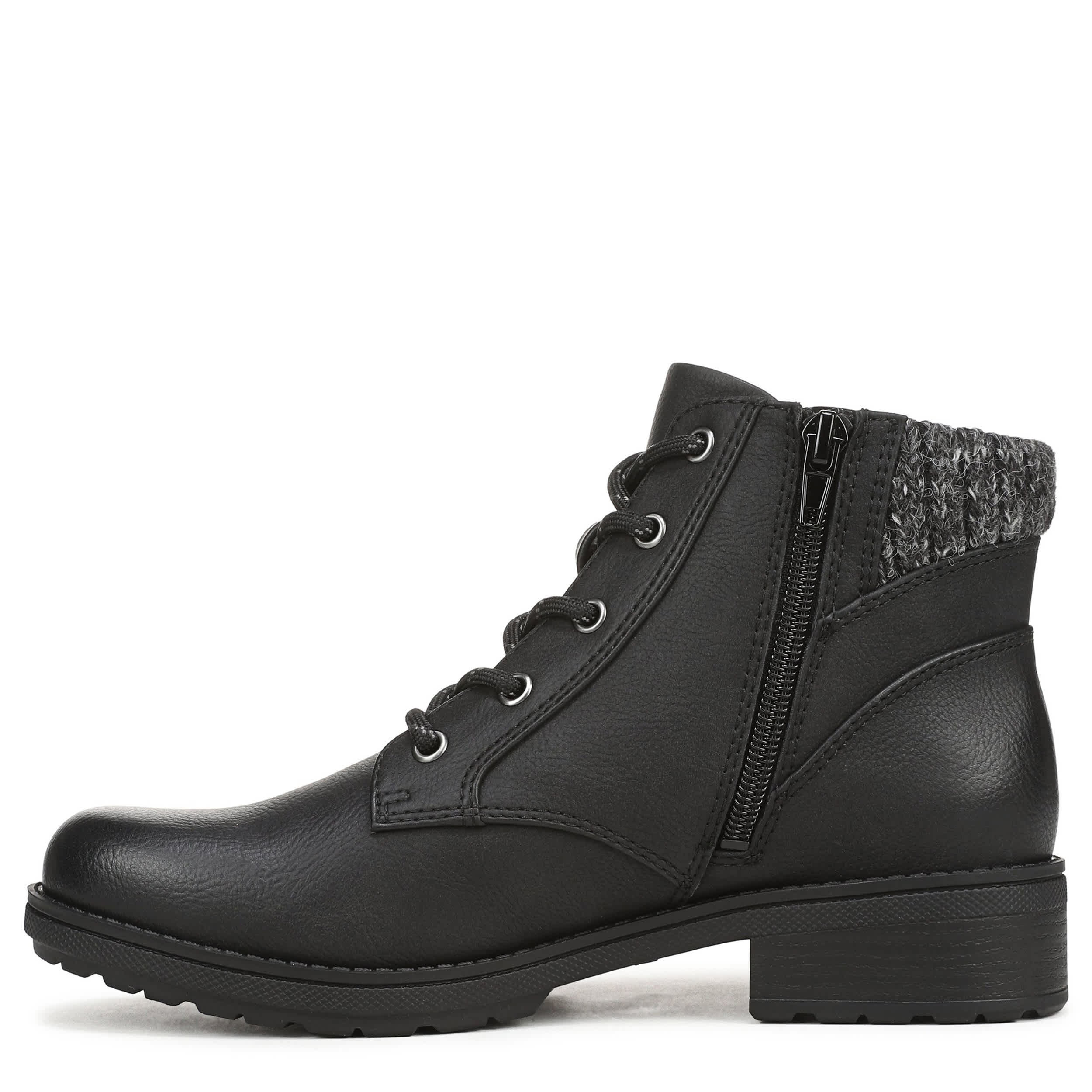 DR. SCHOLL'S-WOMENS DAPHNE LACE BOOTIE-BLACK & 