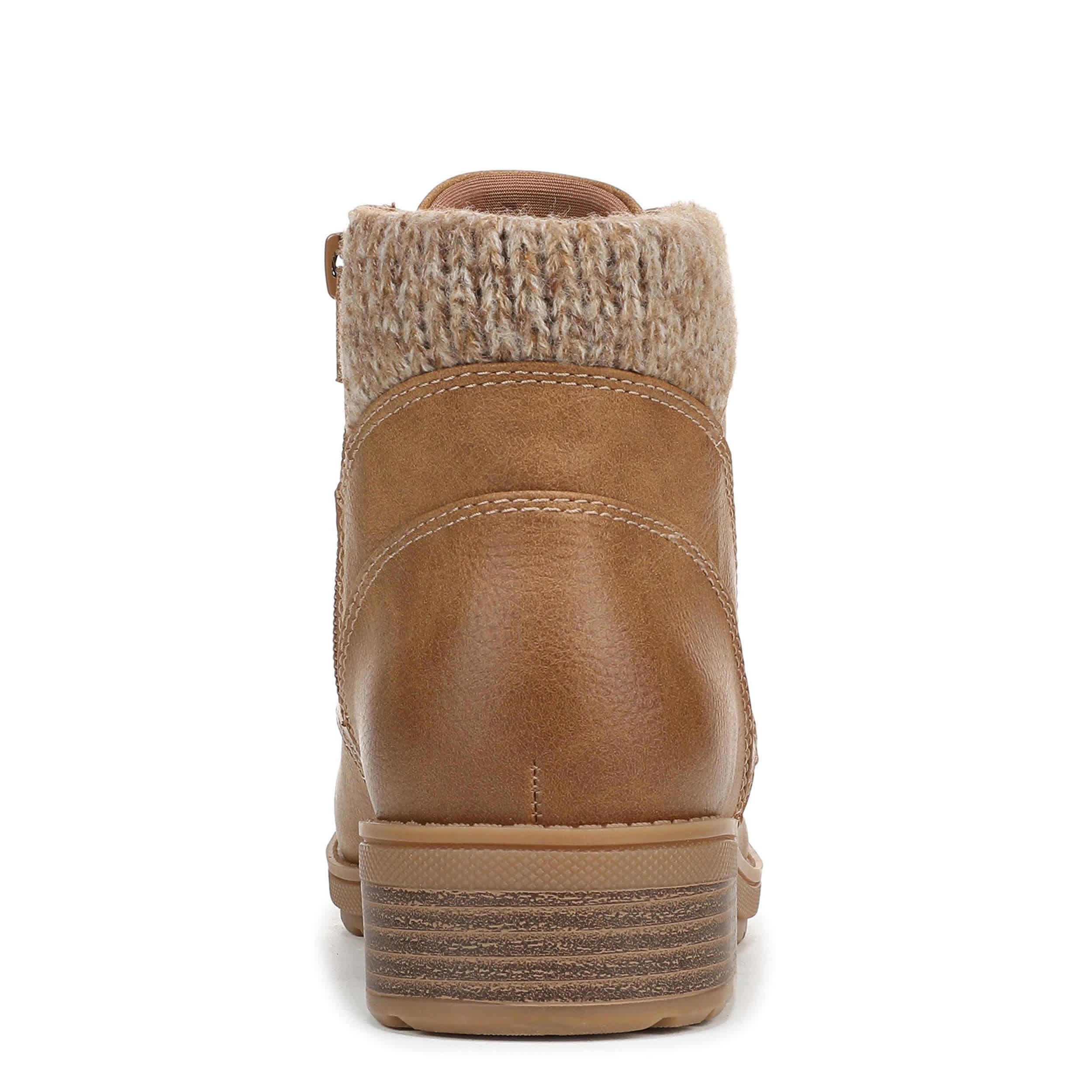 DR. SCHOLL'S-WOMENS DAPHNE LACE BOOTIE-TAN & 
