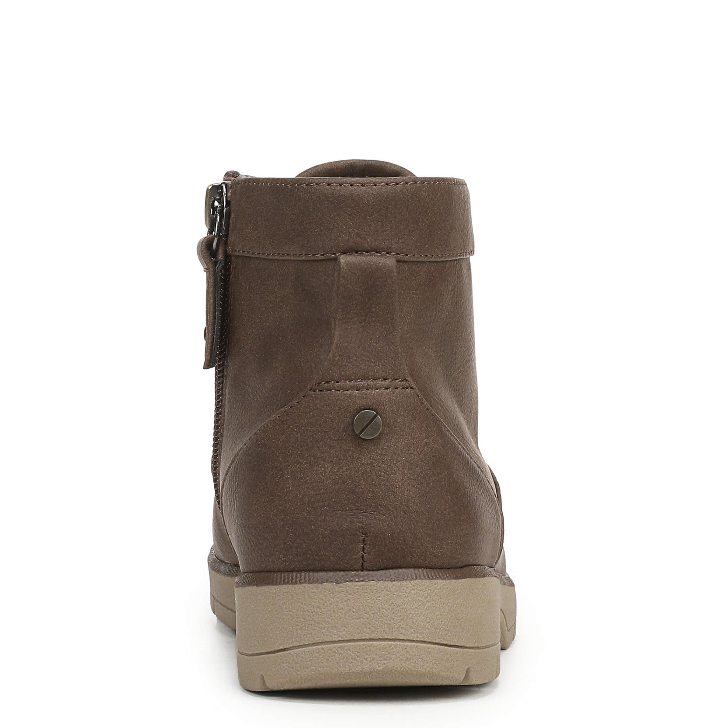 DR. SCHOLL'S-WOMENS NORTHSTAR LACE BOOTIE-DARK BROWN & 