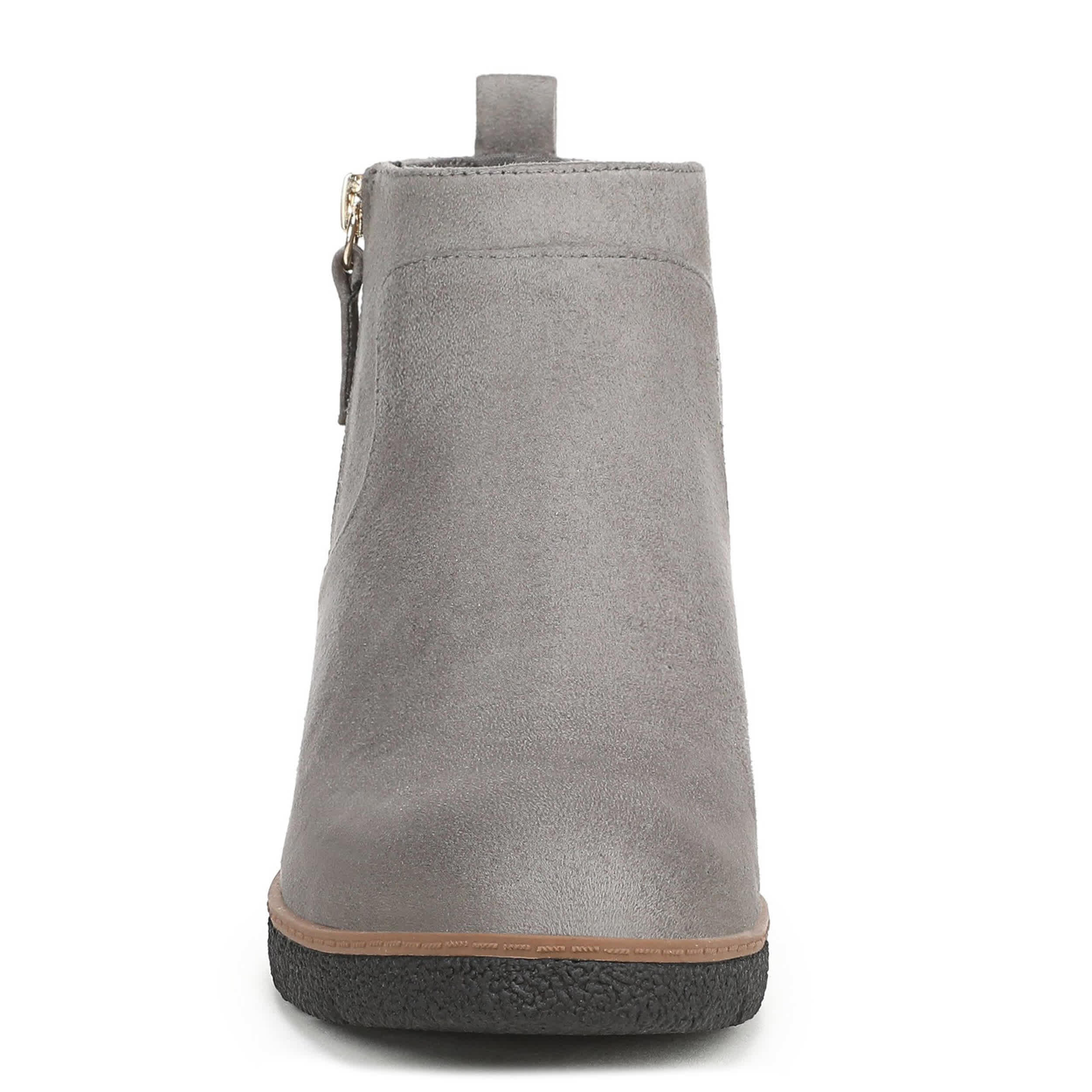 DR. SCHOLL'S-WOMENS BIANCA BOOTIE-GREY & 