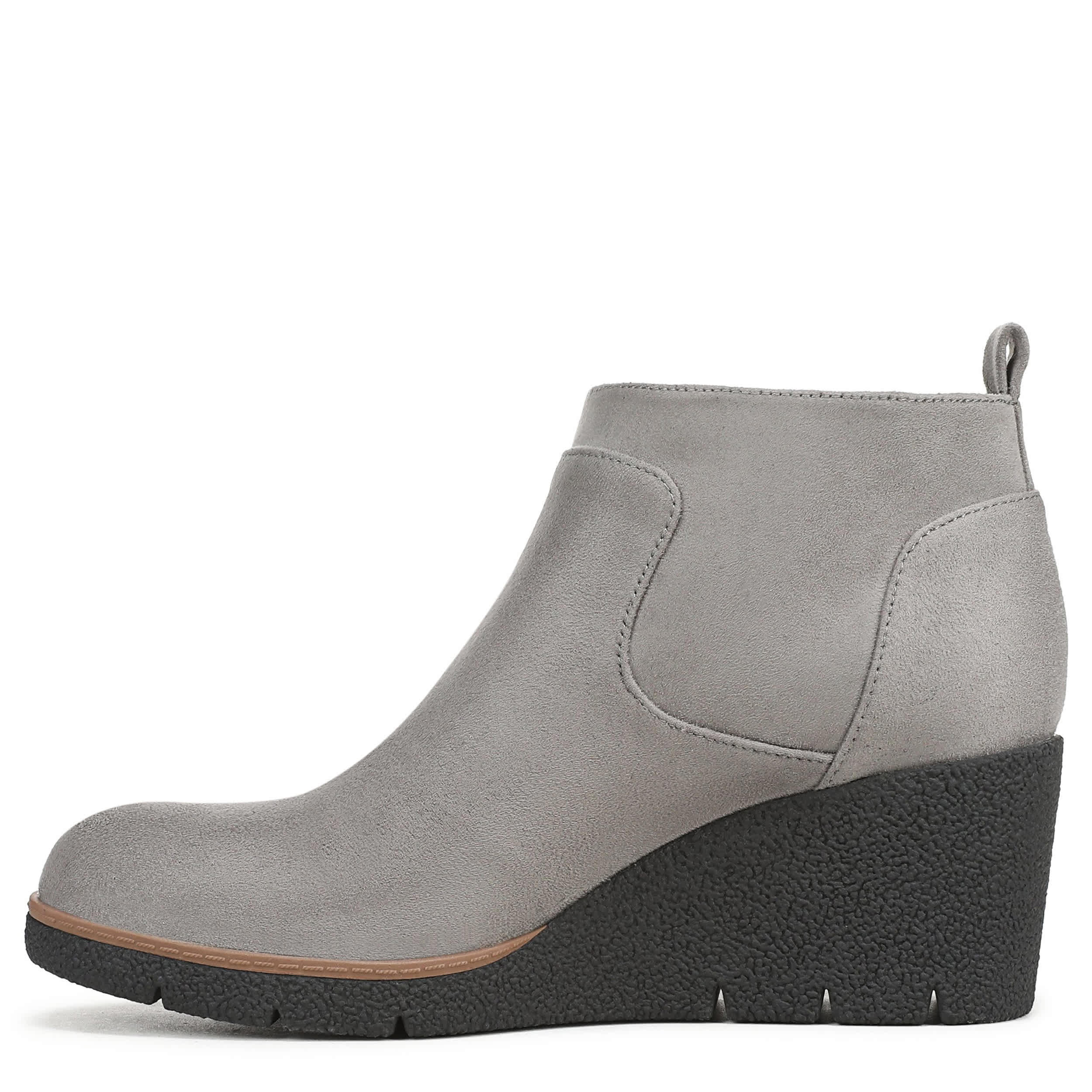 DR. SCHOLL'S-WOMENS BIANCA BOOTIE-GREY & 