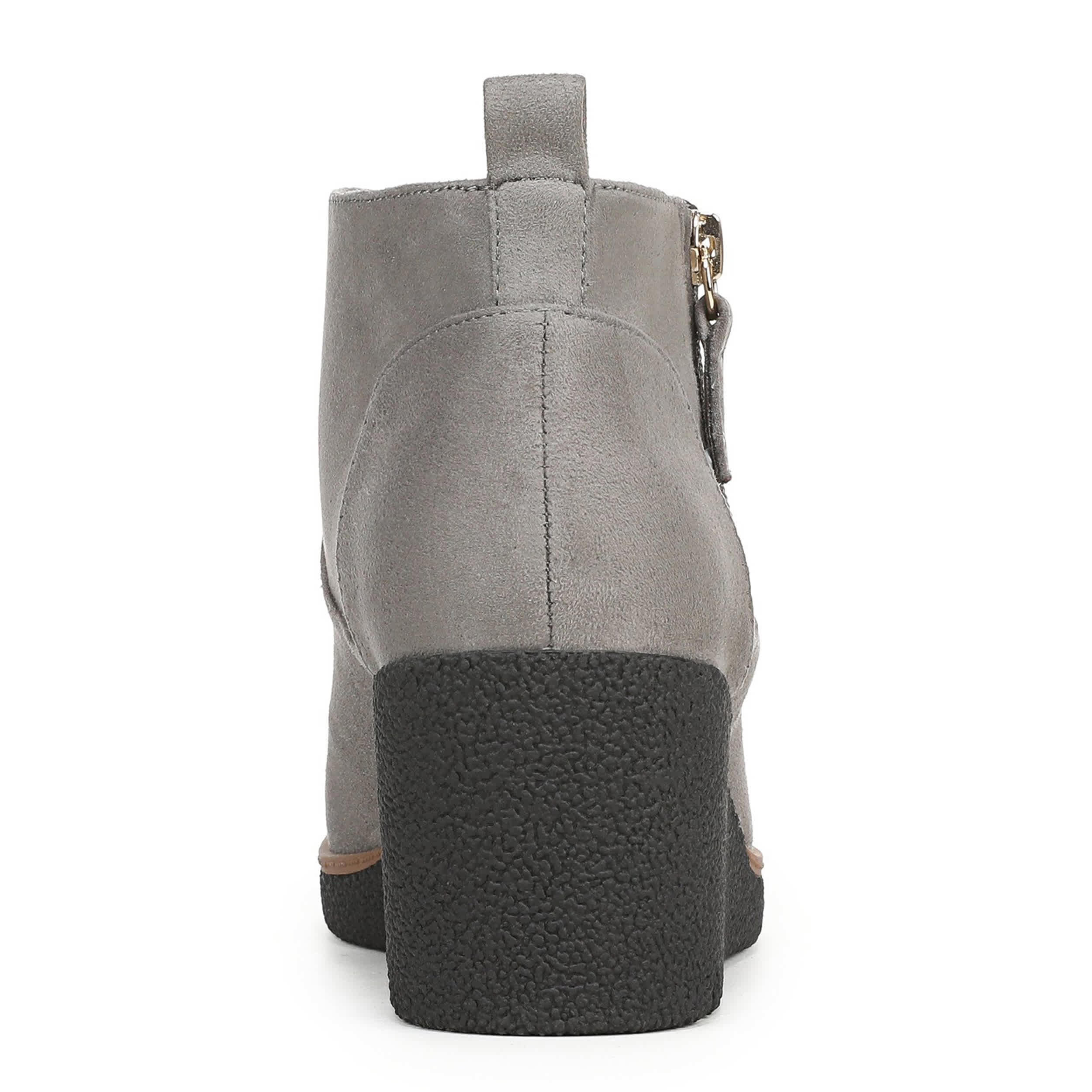 DR. SCHOLL'S-WOMENS BIANCA BOOTIE-GREY & 