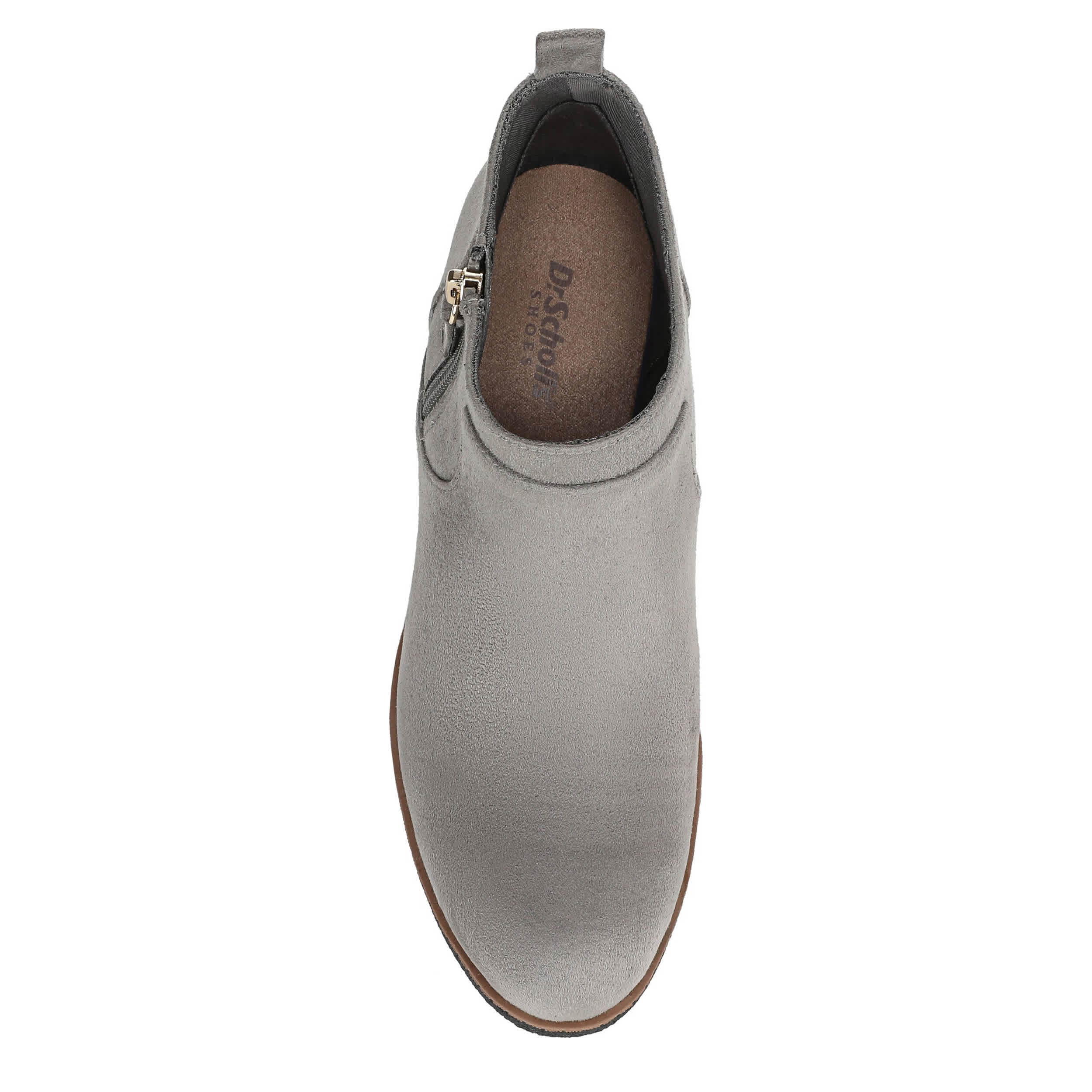 DR. SCHOLL'S-WOMENS BIANCA BOOTIE-GREY & 