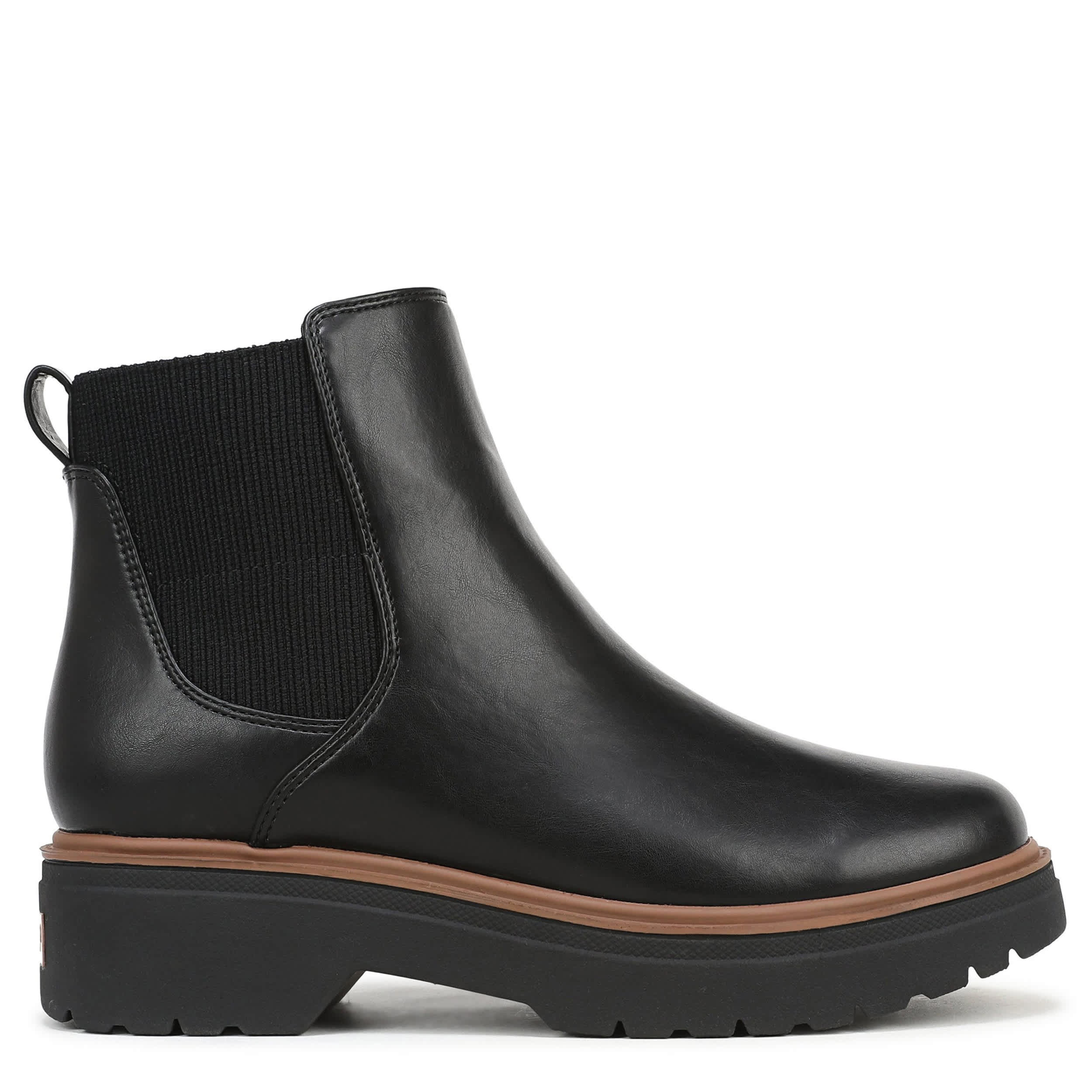 DR. SCHOLL'S-WOMENS BRING VIBES BOOT-BLACK & 